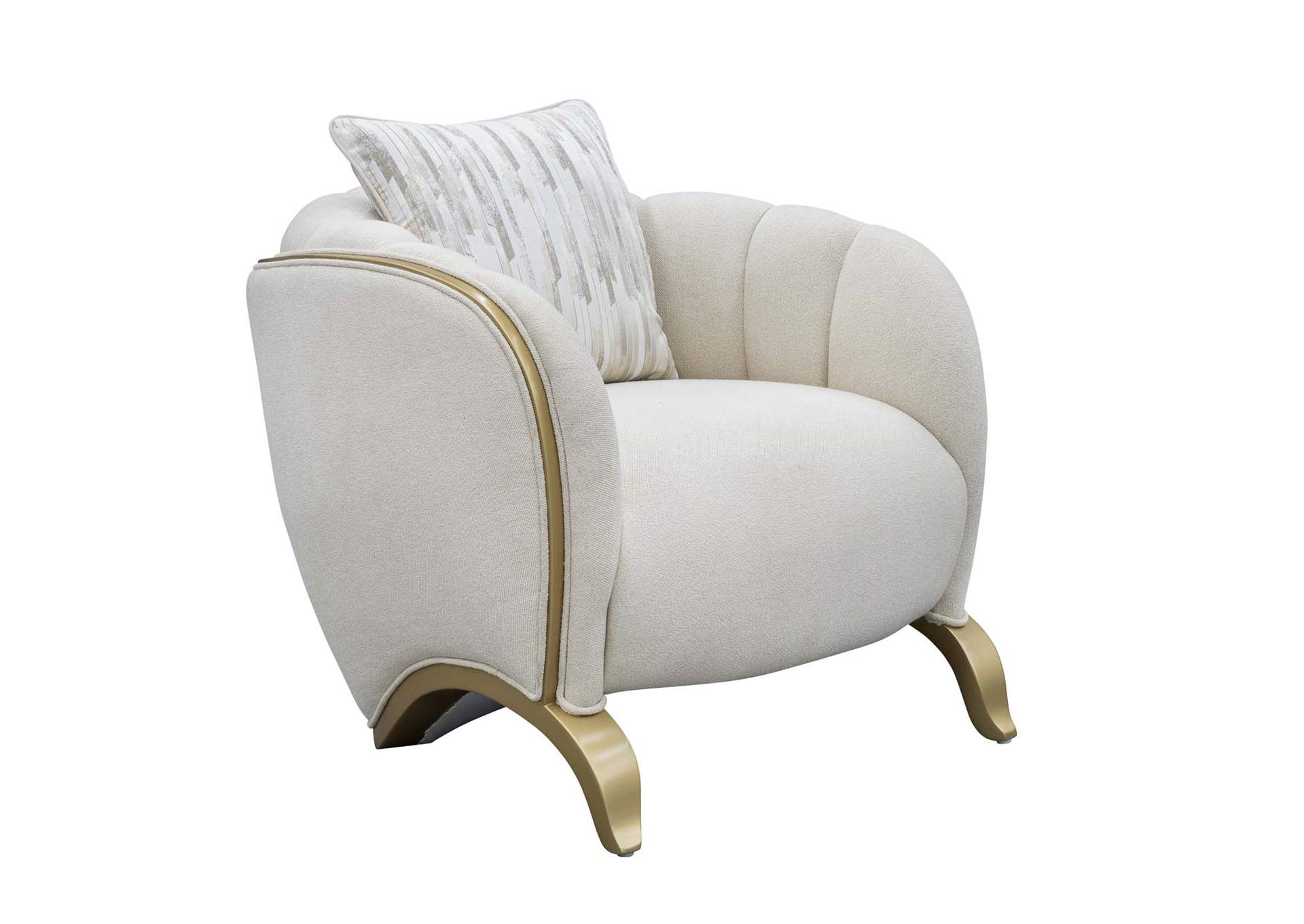 Scotts Square Matching Chair - Cornsilk and Light Champagne image 4