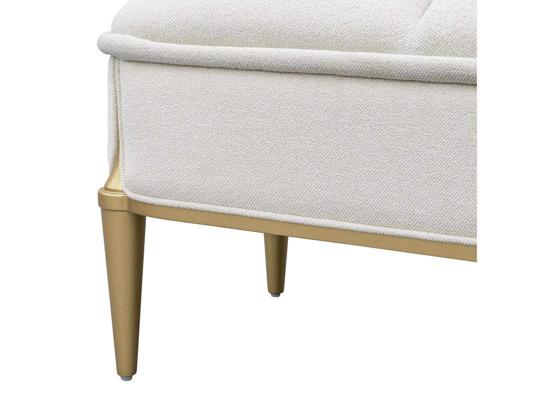 Scotts Square Accent Bench - Light Champagne image 7