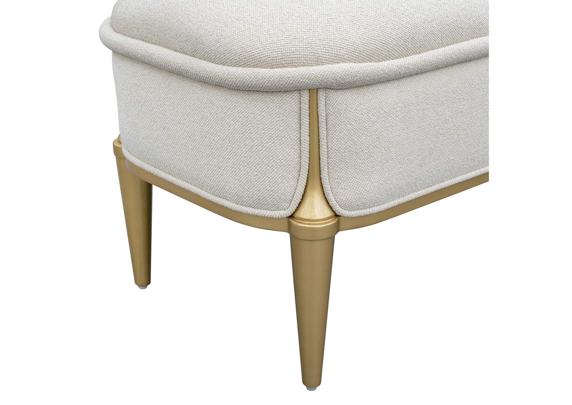 Scotts Square Accent Bench - Light Champagne image 8