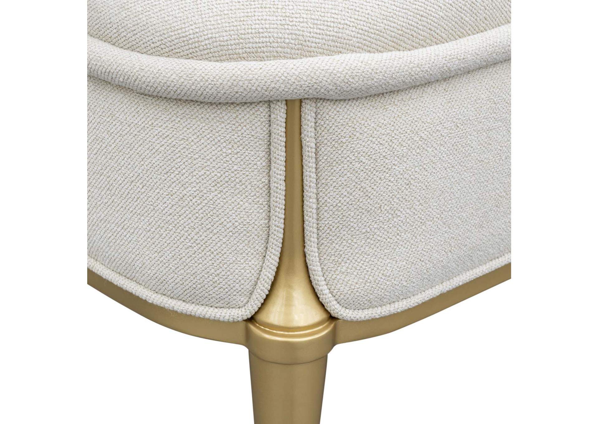 Scotts Square Accent Bench - Light Champagne image 9