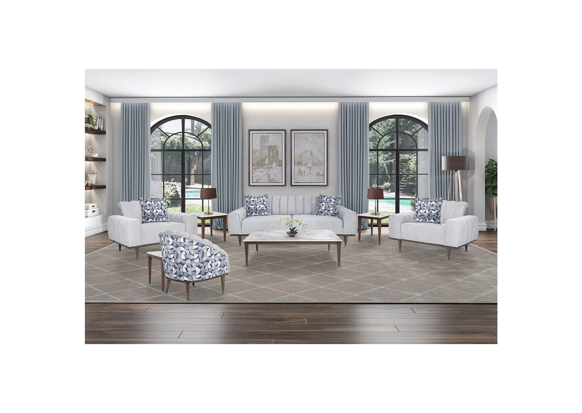 Balboa End Table - Warm Walnut image 7