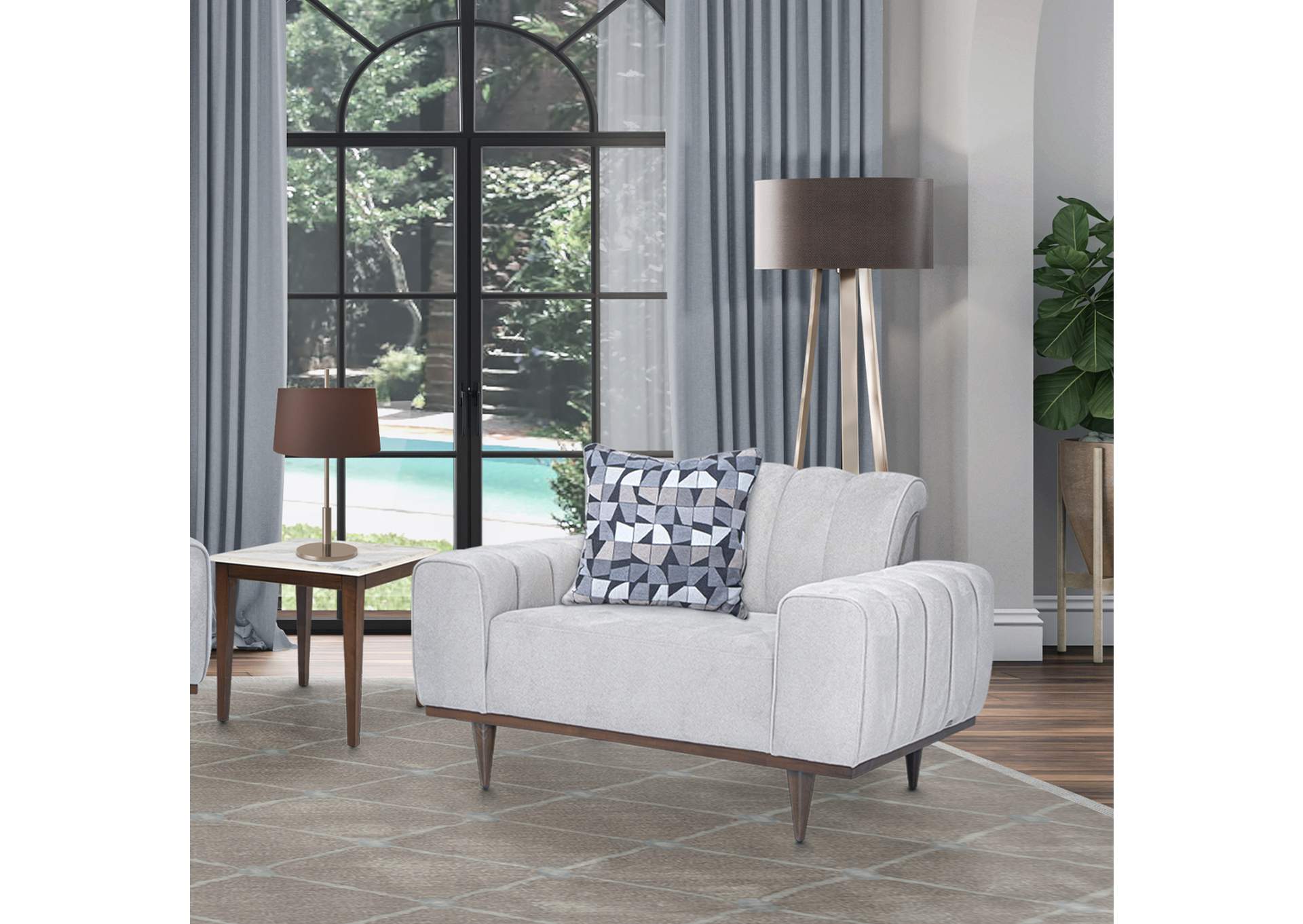 Balboa End Table - Warm Walnut image 8