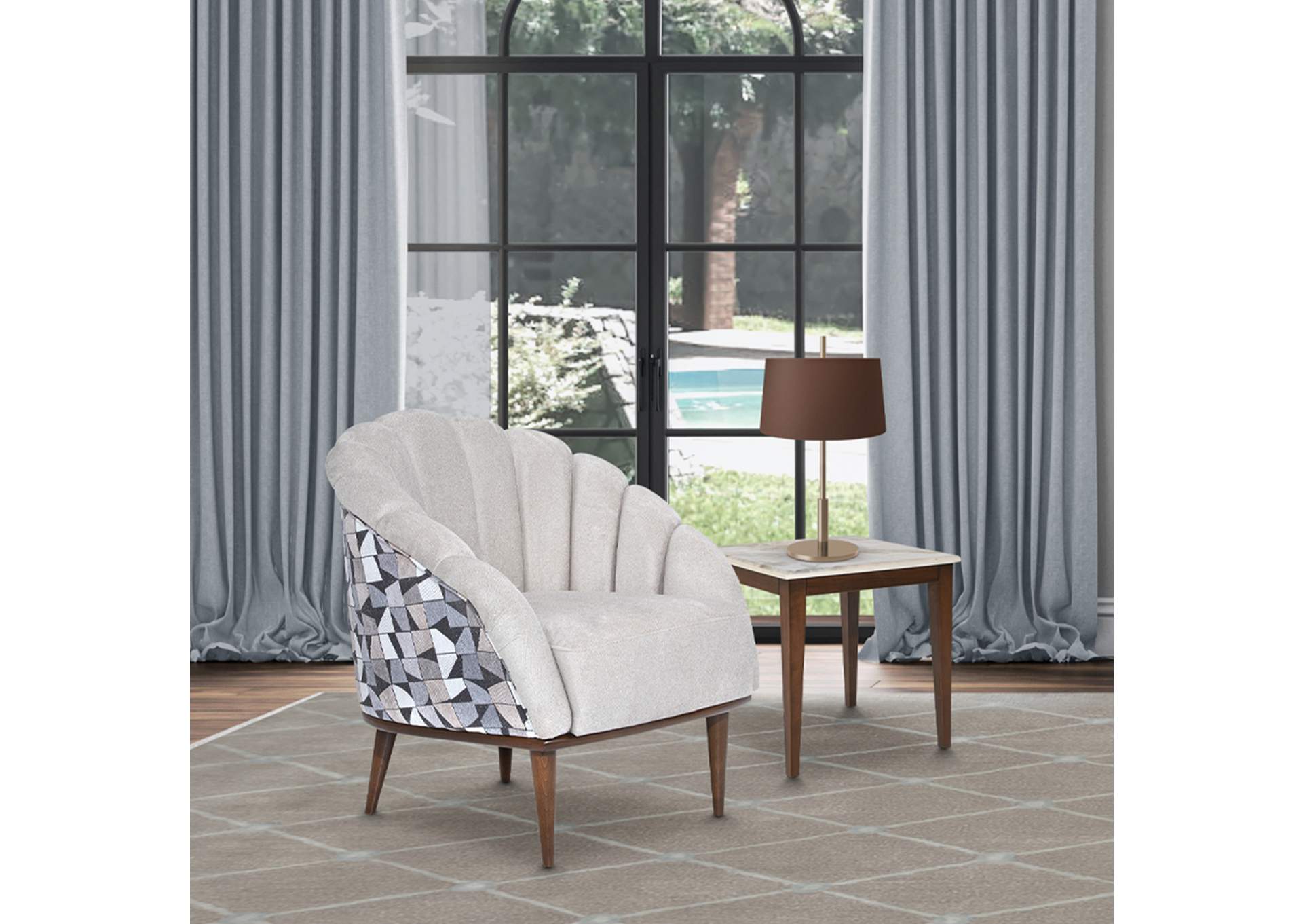 Balboa End Table - Warm Walnut image 9