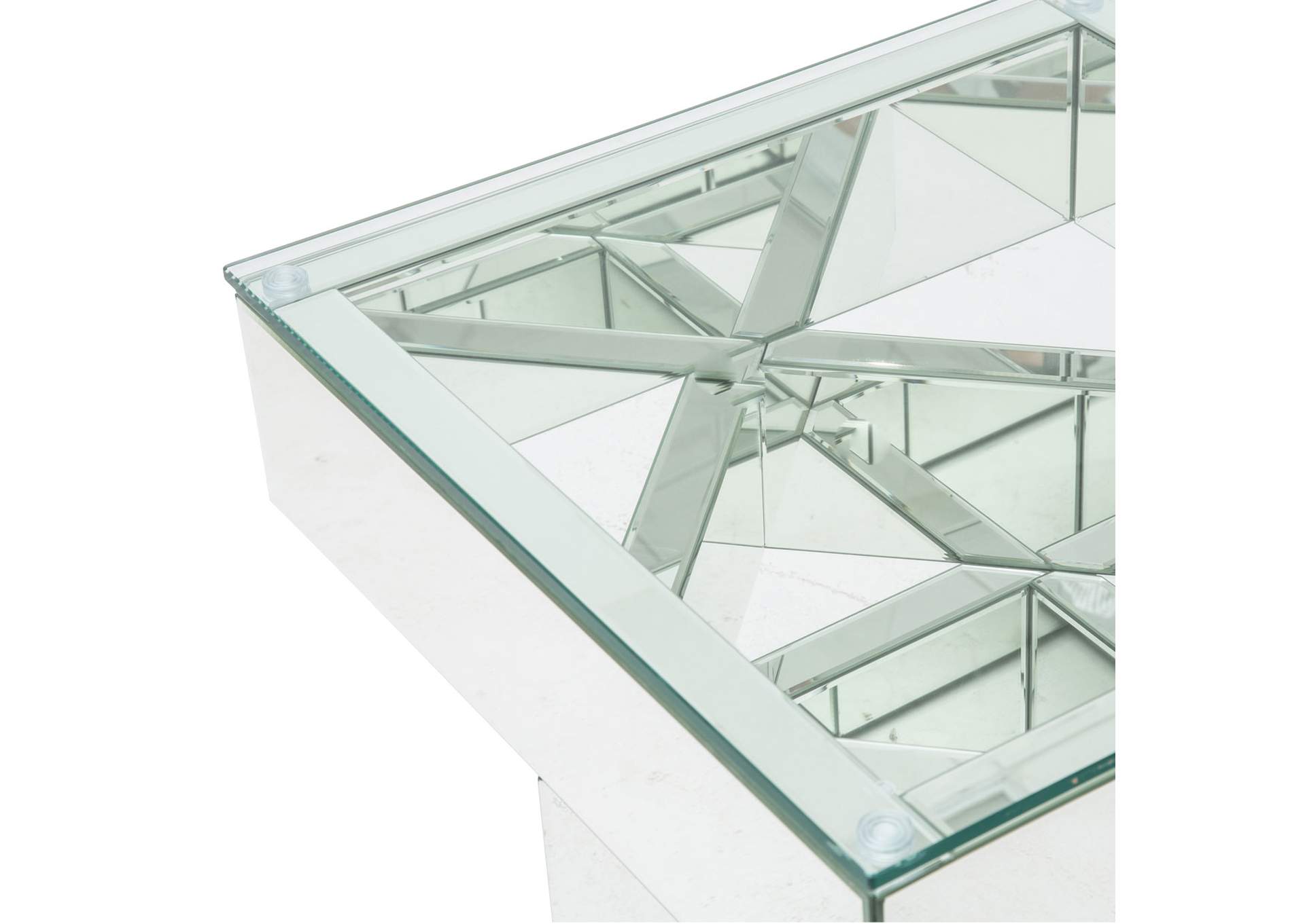 Montreal End Table with Glass Top image 4