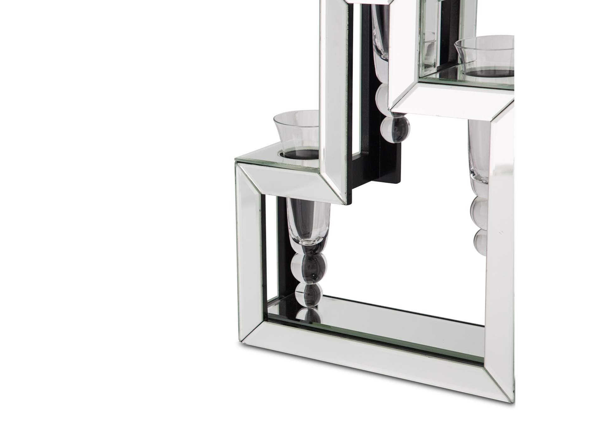 Montreal 3-Tier Mirrored Glass Vase image 4