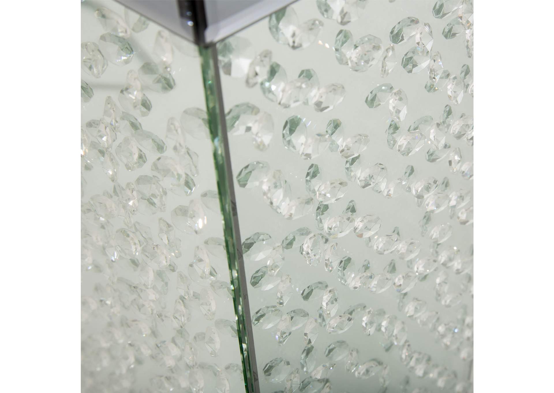 Montreal Large Mirrored Vase with Crystal Accents image 4