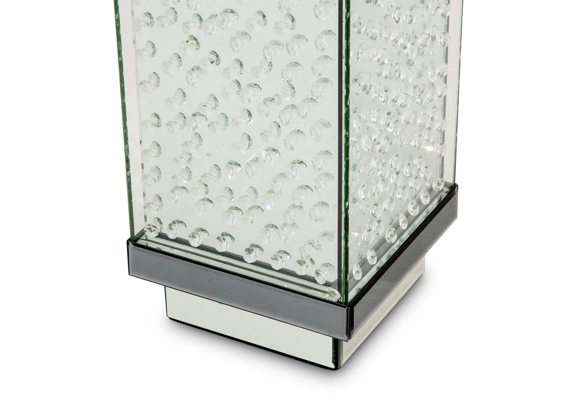 Montreal Large Mirrored Vase with Crystal Accents image 5