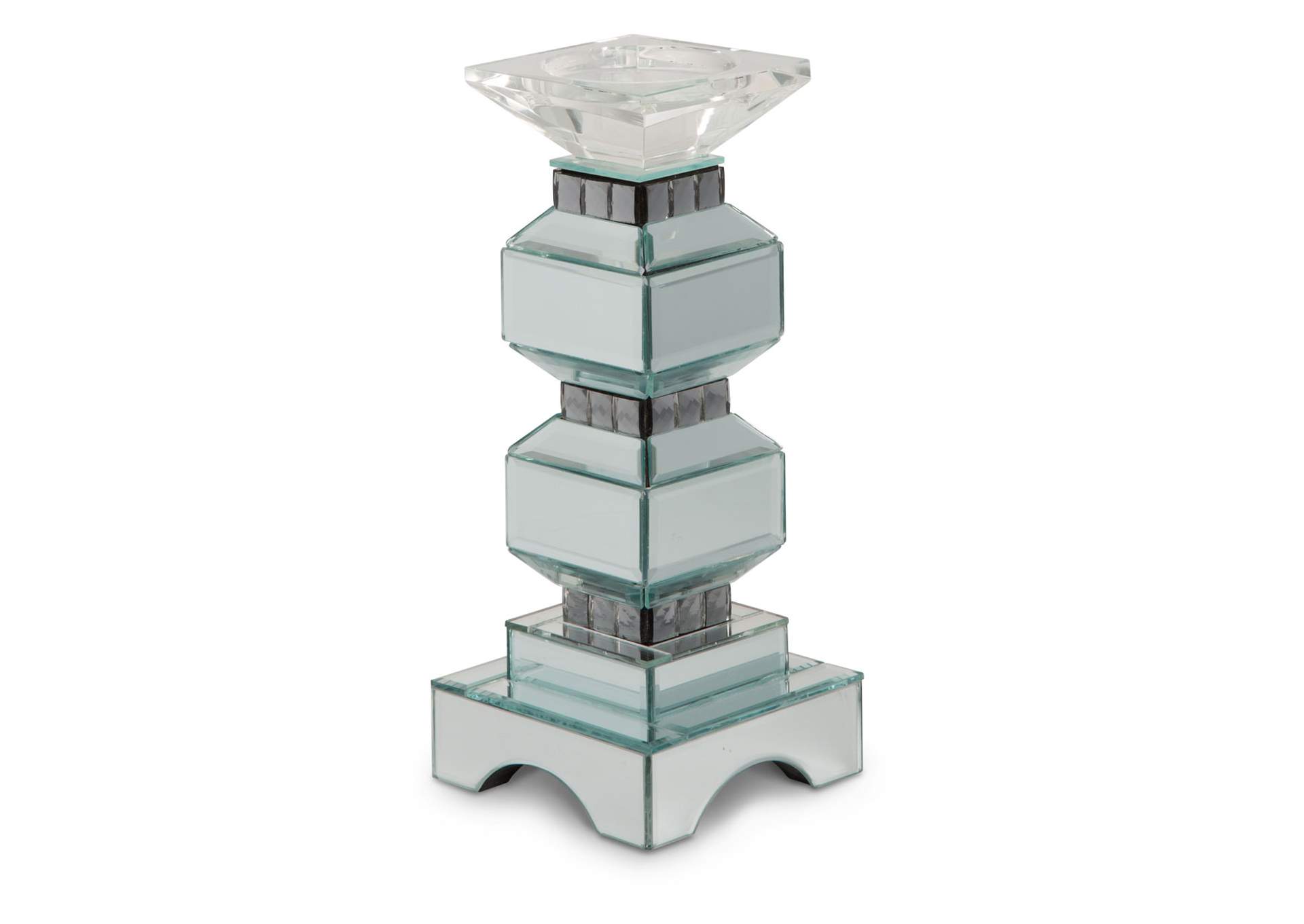 Montreal 2-Tier Mirrored Candle Holder - Set of 2 image 1