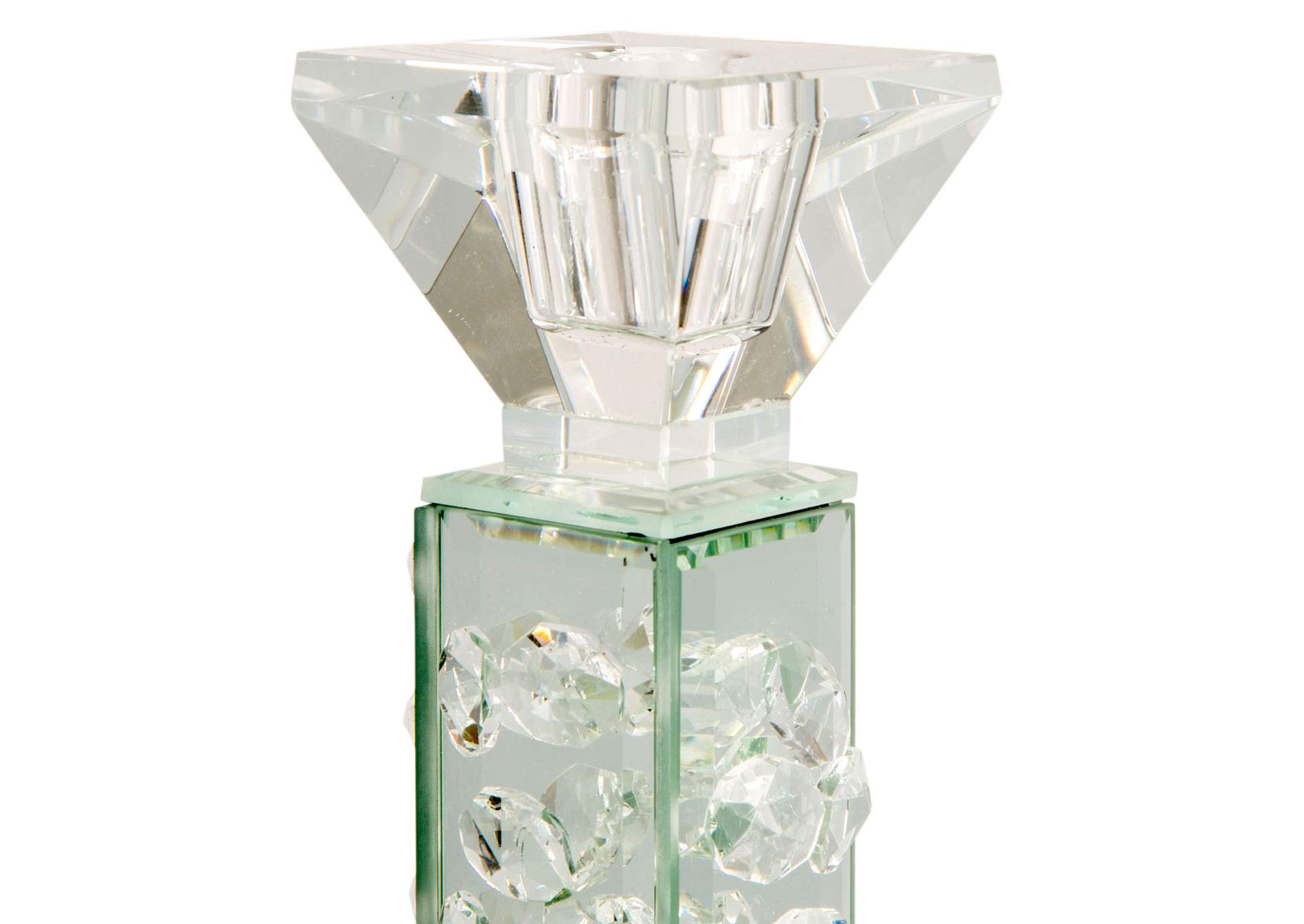 Montreal Large Slender Crystal Candle Holder - Set of 6 image 3