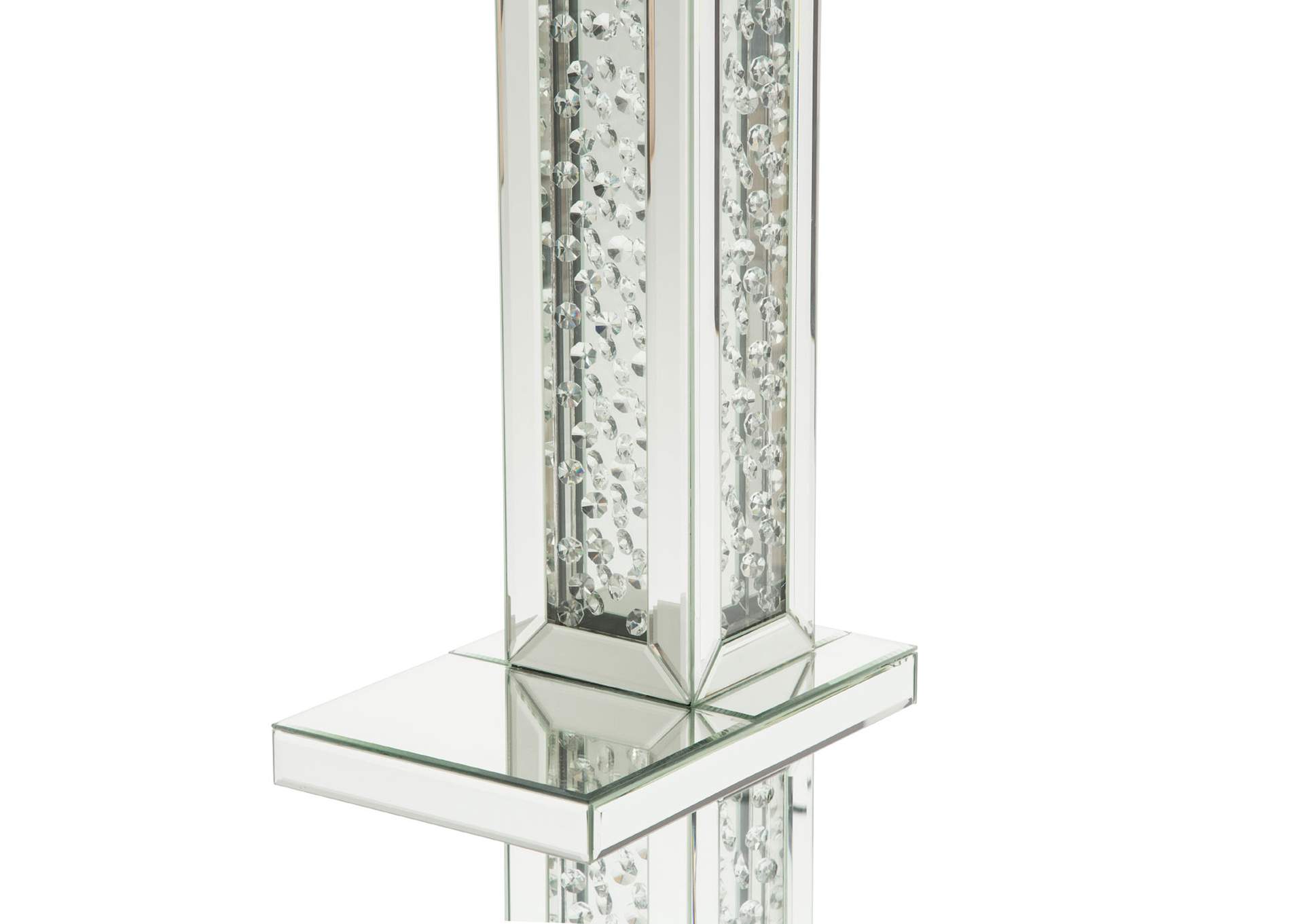 Montreal Mirrored Floor Lamp with Crystal Accents image 3
