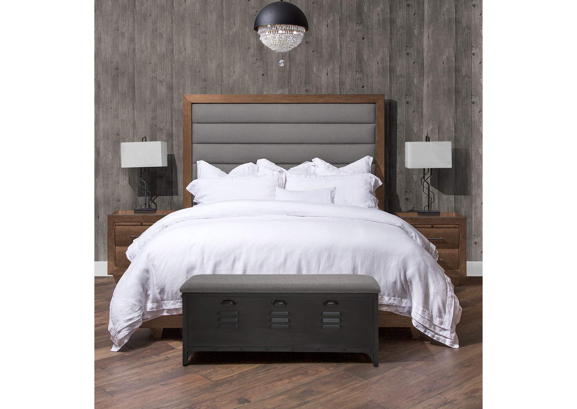 Brooklyn Walk Two-Drawer Nightstand - Burnt Umber image 8
