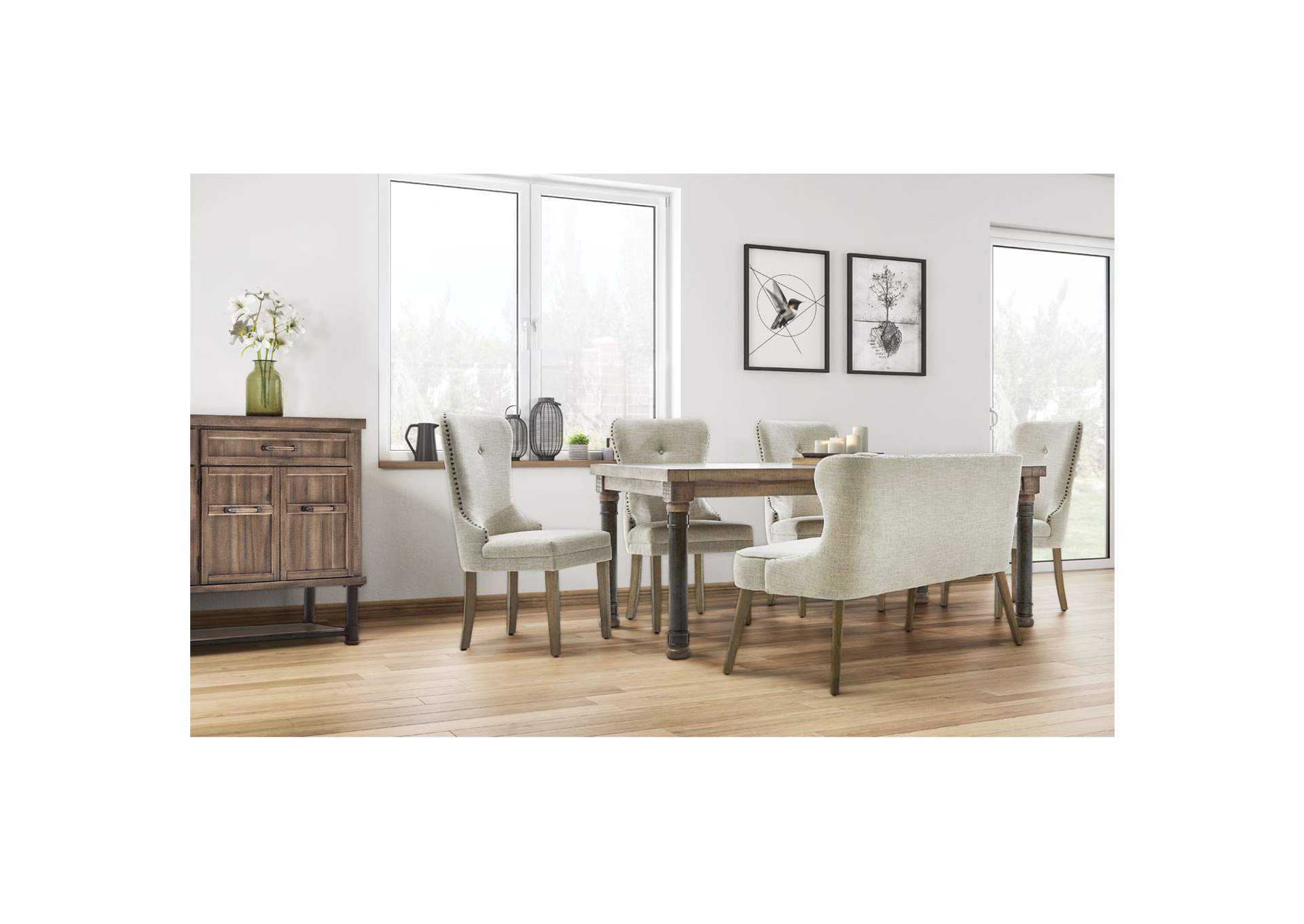 Crossings Rectangular Dining Table - Reclaimed Barn image 7