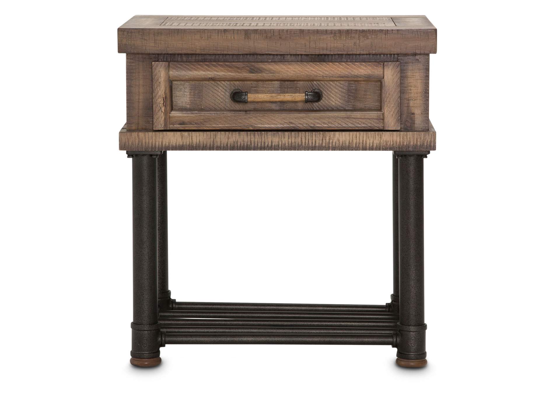 Crossings One-Drawer Side Table - Reclaimed Barn image 3