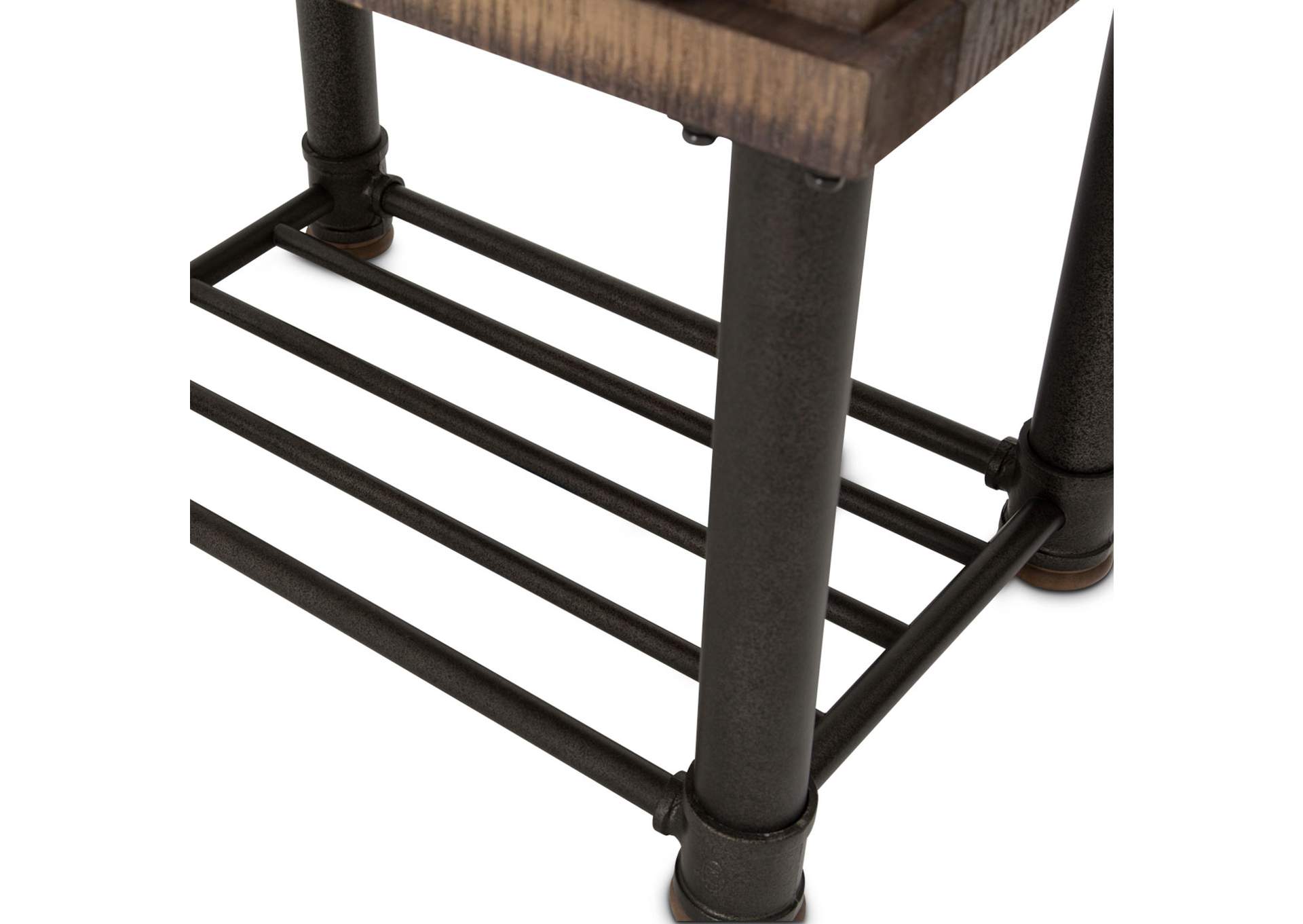 Crossings One-Drawer Side Table - Reclaimed Barn image 11