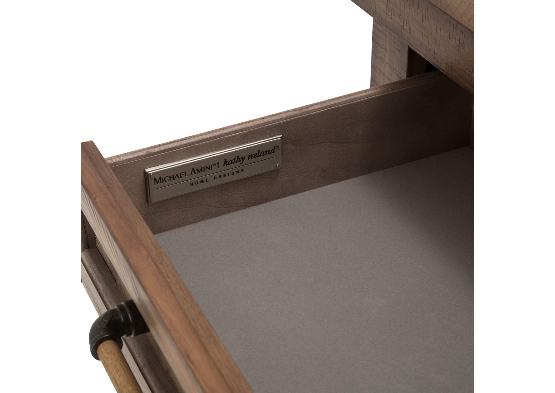 Crossings One-Drawer Side Table - Reclaimed Barn image 12