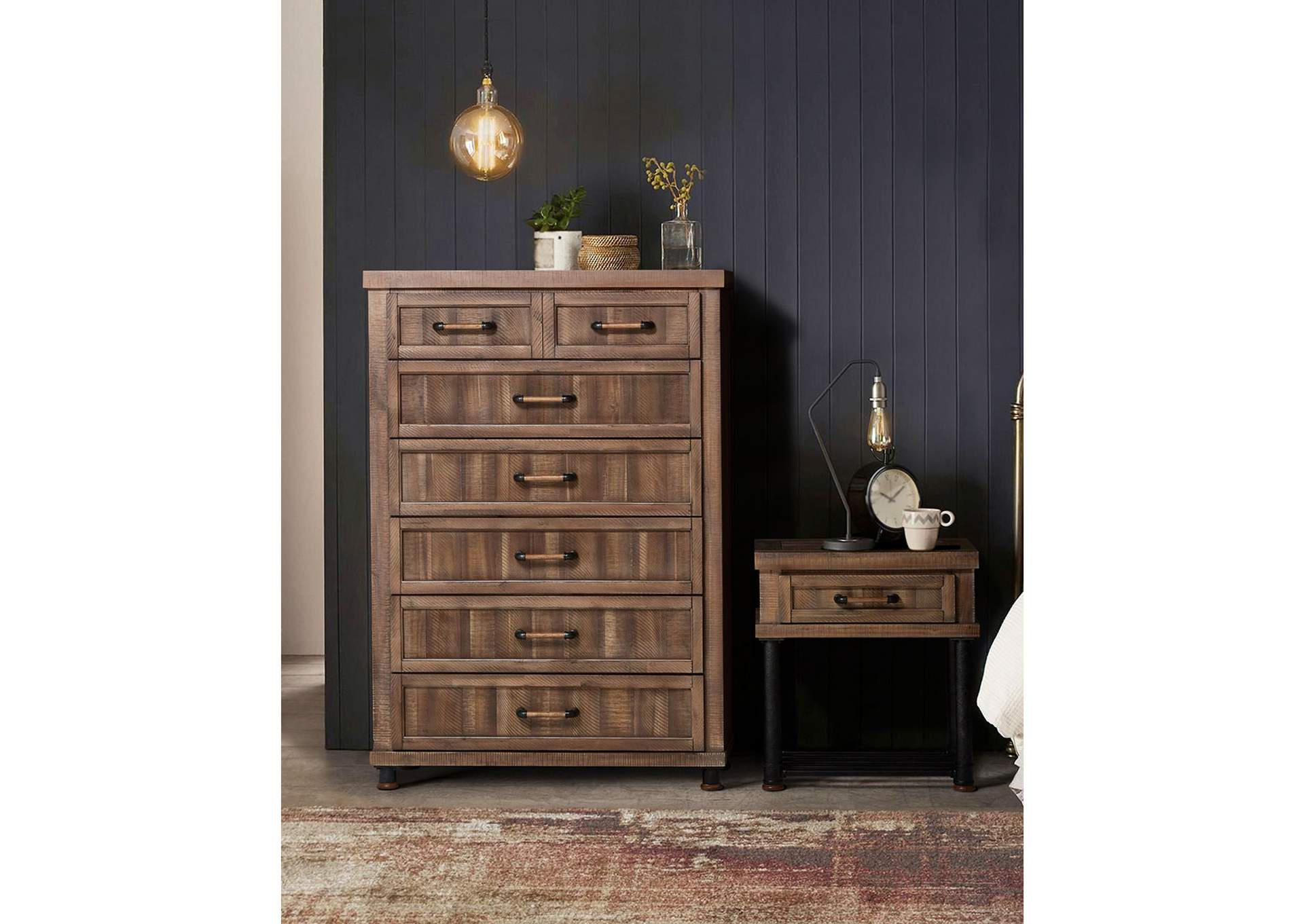 Crossings One-Drawer Side Table - Reclaimed Barn image 13