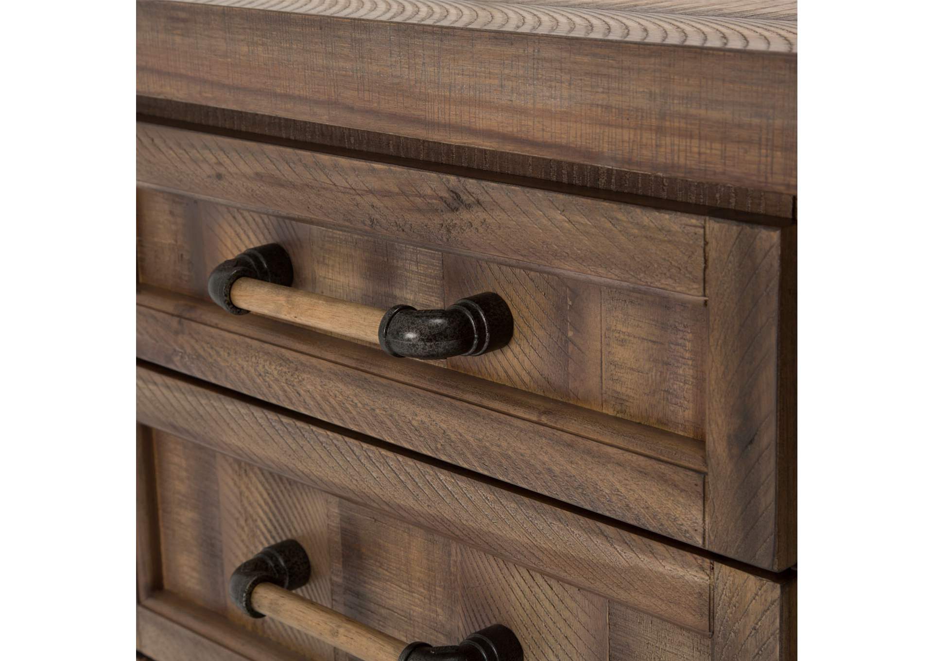 Crossings Three-Drawer Nightstand - Reclaimed Barn image 12