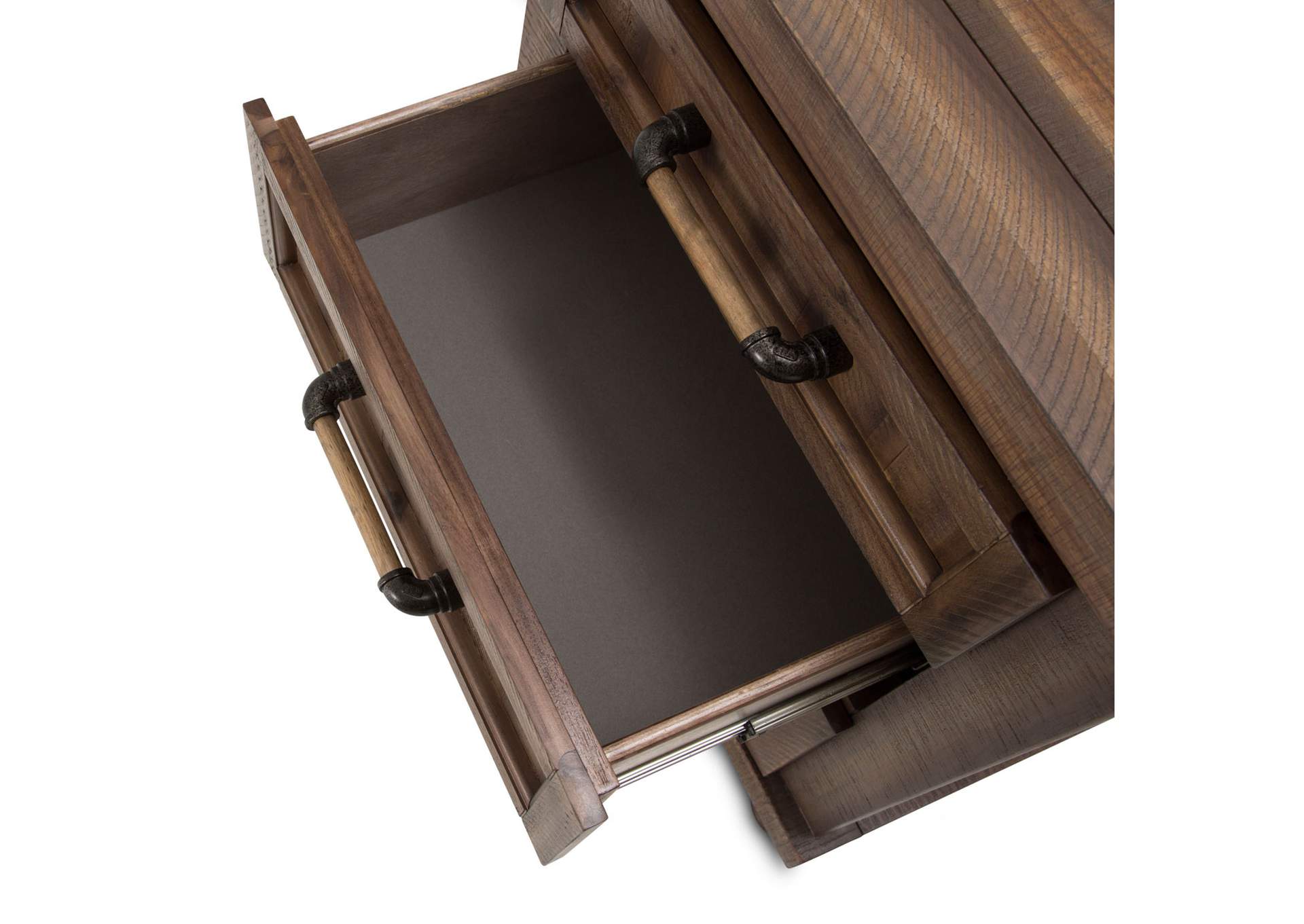 Crossings Three-Drawer Nightstand - Reclaimed Barn image 14