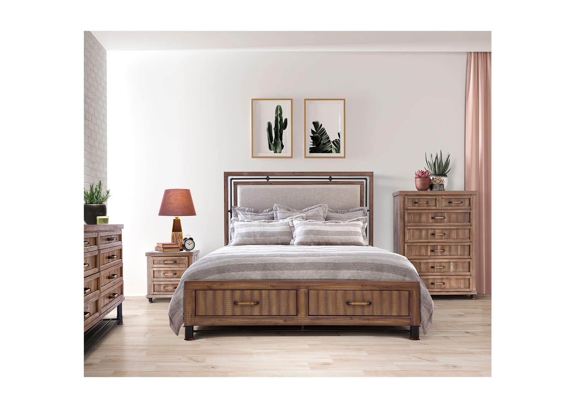 Crossings Three-Drawer Nightstand - Reclaimed Barn image 15