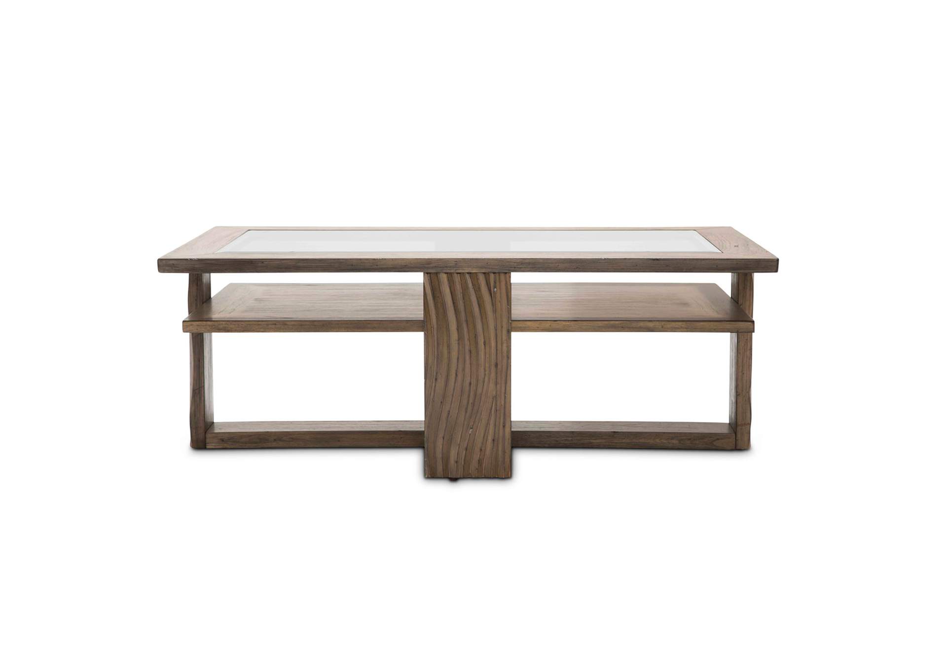 Del Mar Sound Rectangular Cocktail Table - Boardwalk image 5