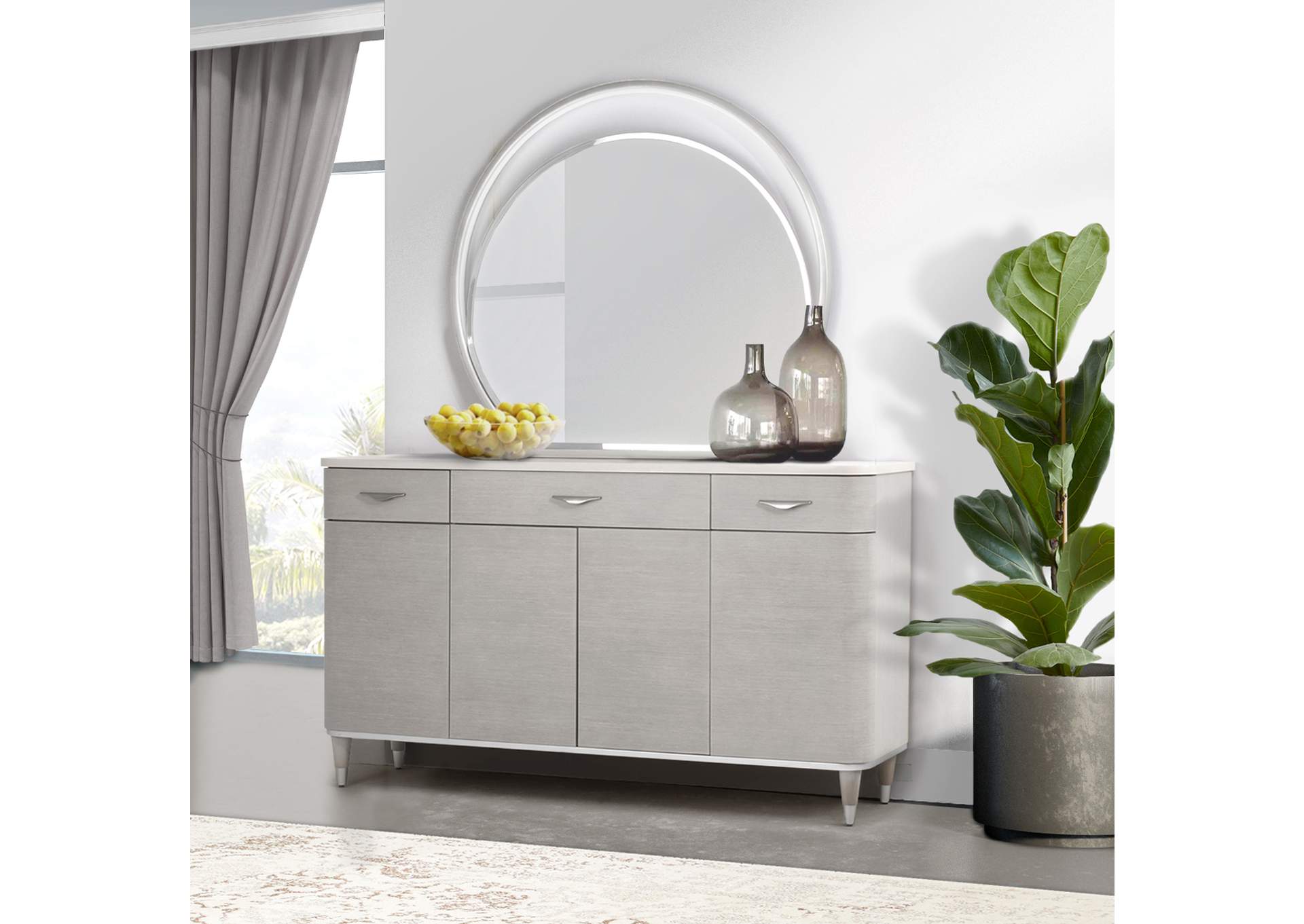 Eclipse Sideboard with Mirror - Moonlight image 12