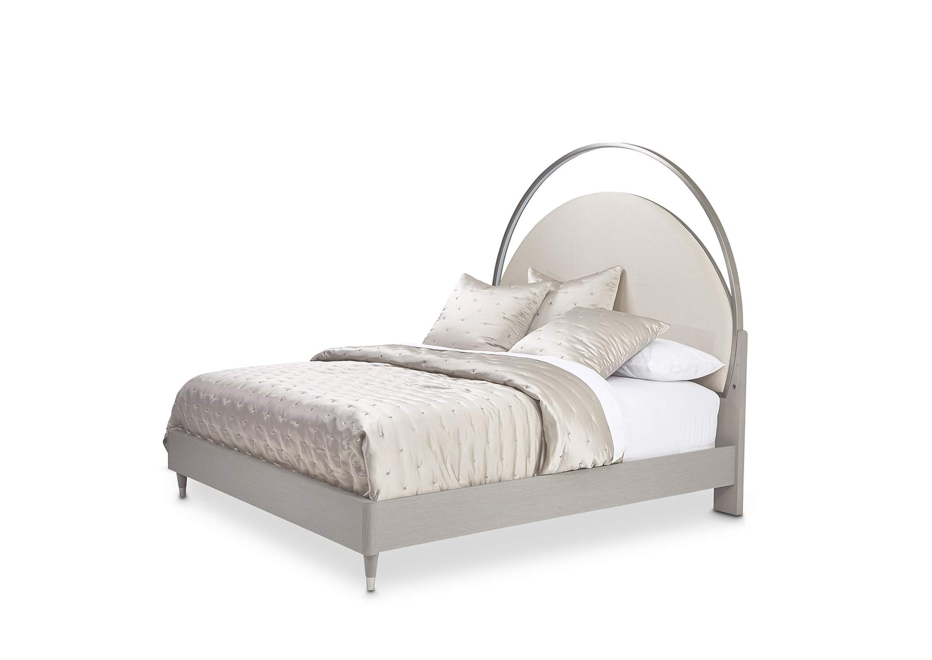 Eclipse California King Upholstered Bed with LED Lights - Moonlight image 1