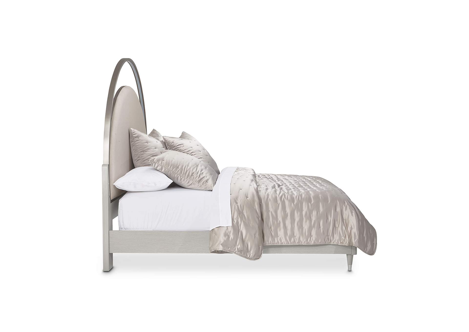 Eclipse California King Upholstered Bed with LED Lights - Moonlight image 3