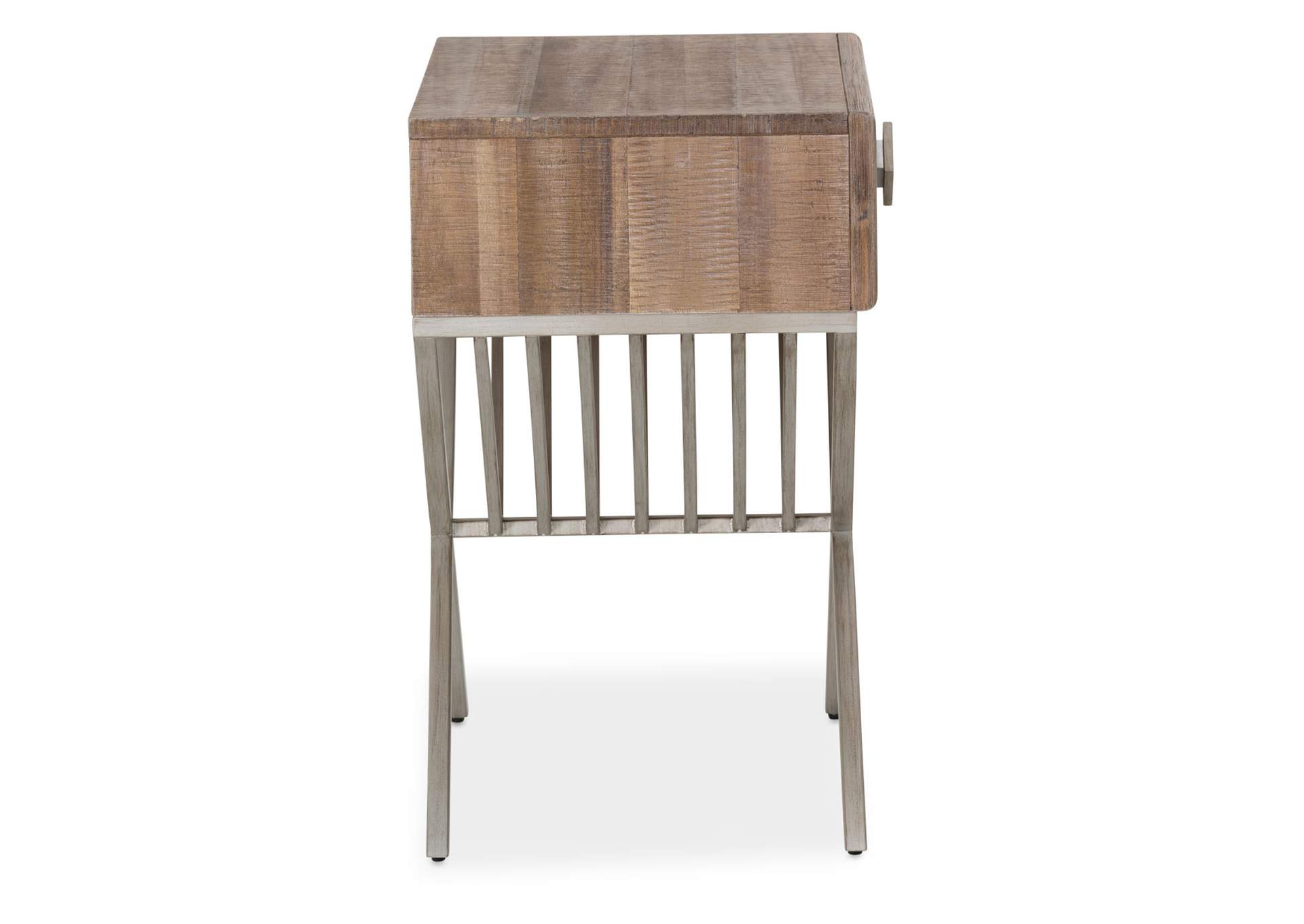 Hudson Ferry Side Table With Drawer Driftwood
