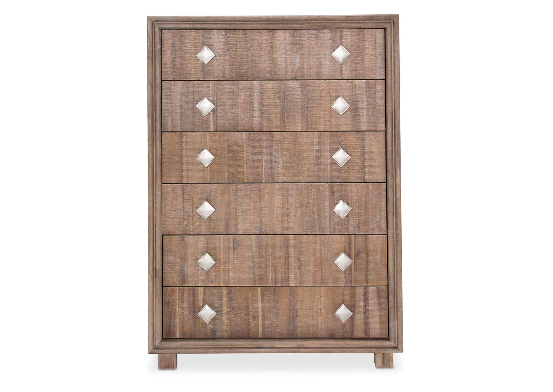 Hudson Ferry 6 Drawer Chest Driftwood