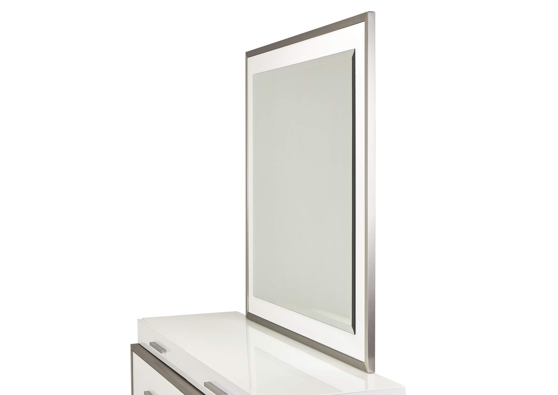 Marquee Dresser with Mirror - Cloud White image 8