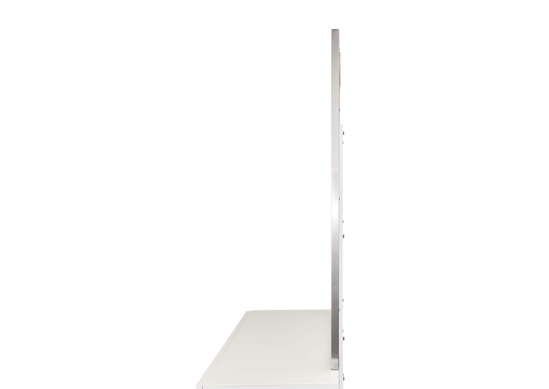 Marquee Dresser with Mirror - Cloud White image 9