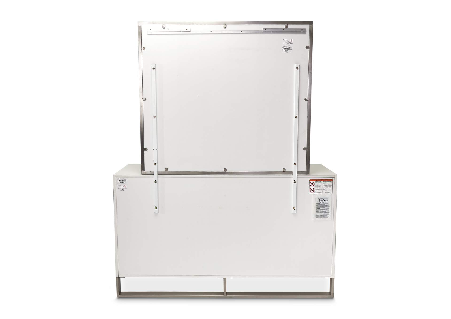 Marquee Dresser with Mirror - Cloud White image 11