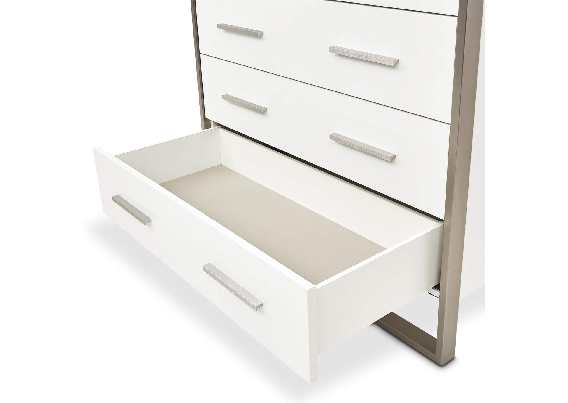 Marquee 7-Drawer Chest - Cloud White