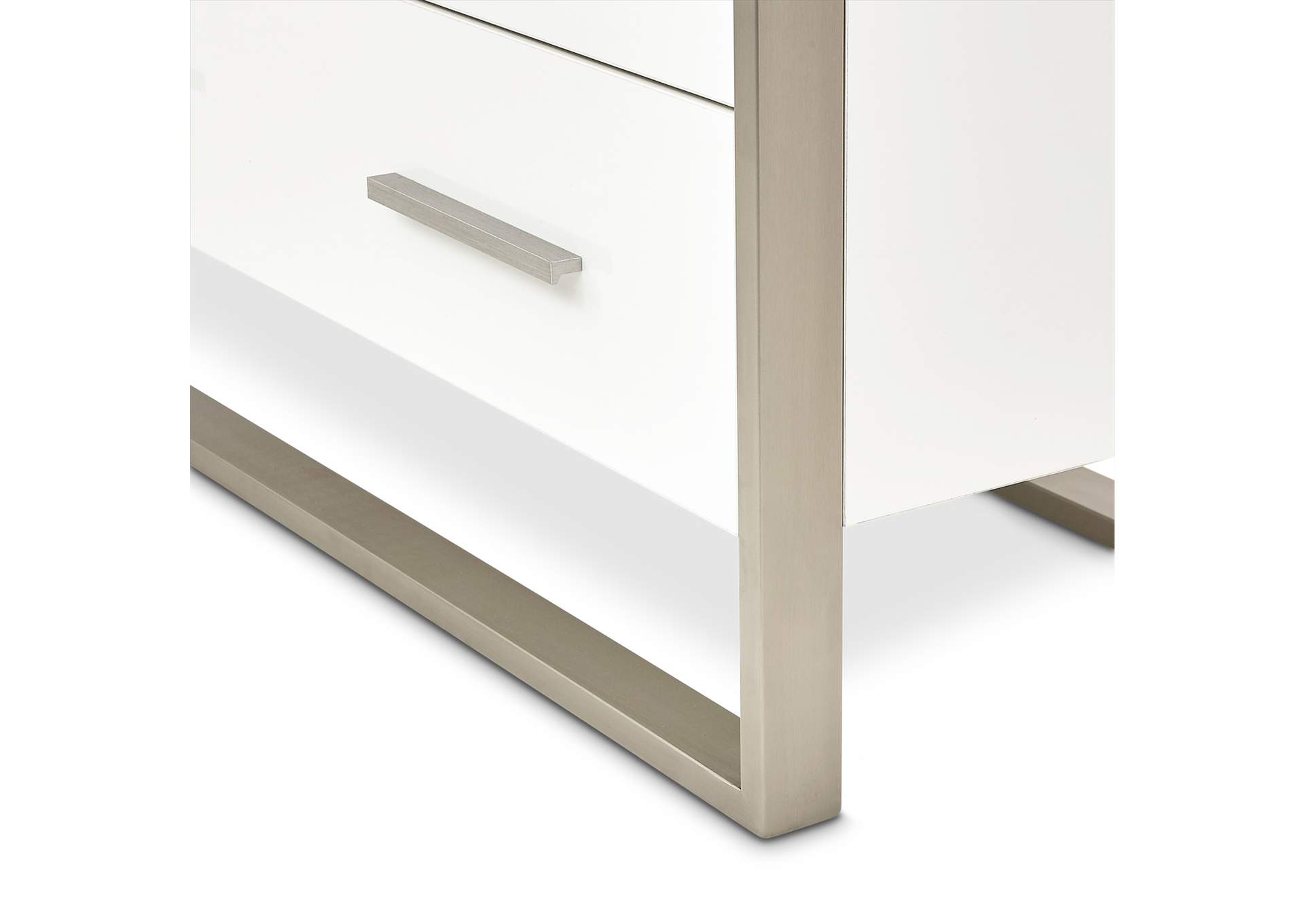 Marquee 7-Drawer Chest - Cloud White