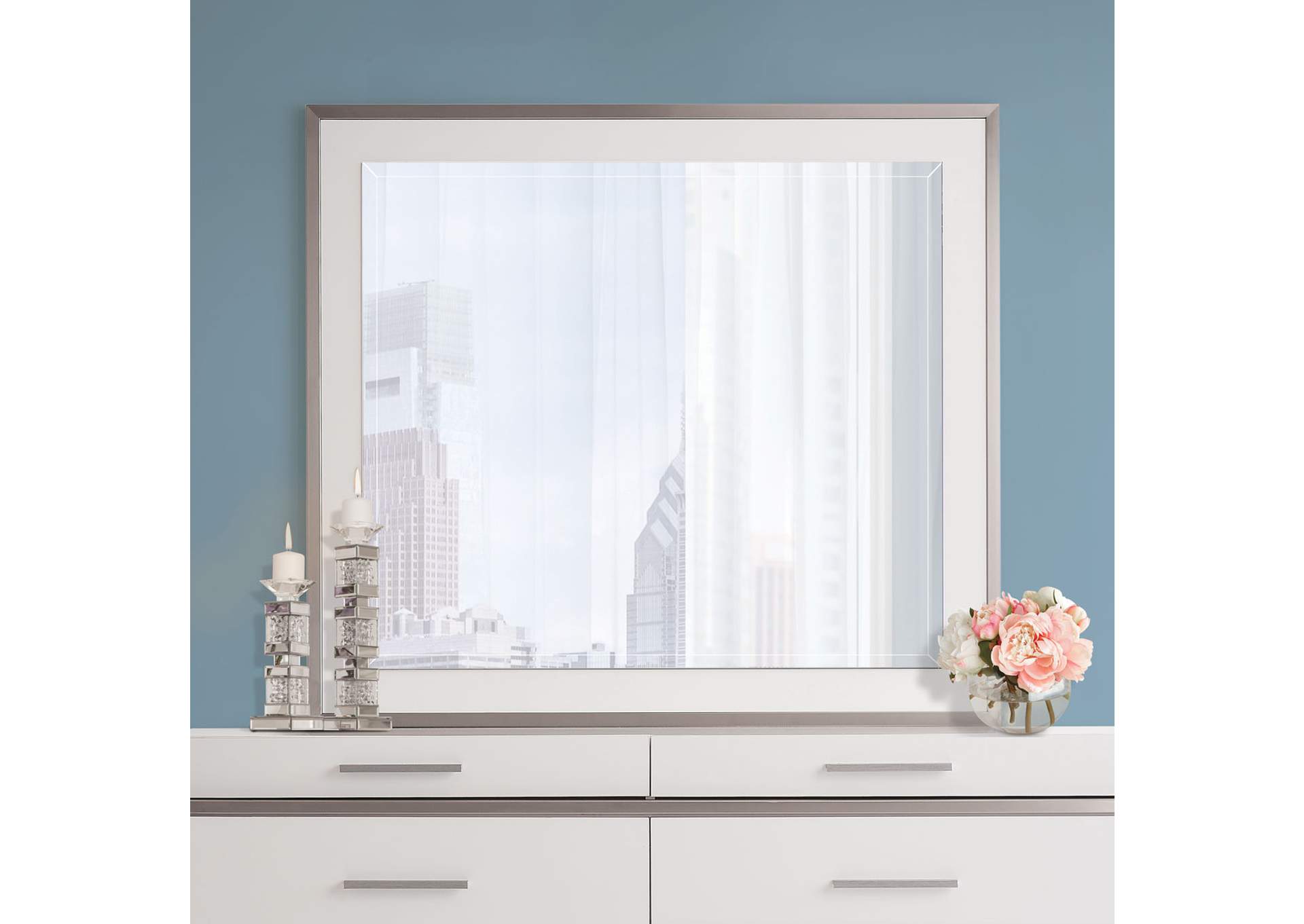 Marquee Wall Mirror - Cloud White image 10