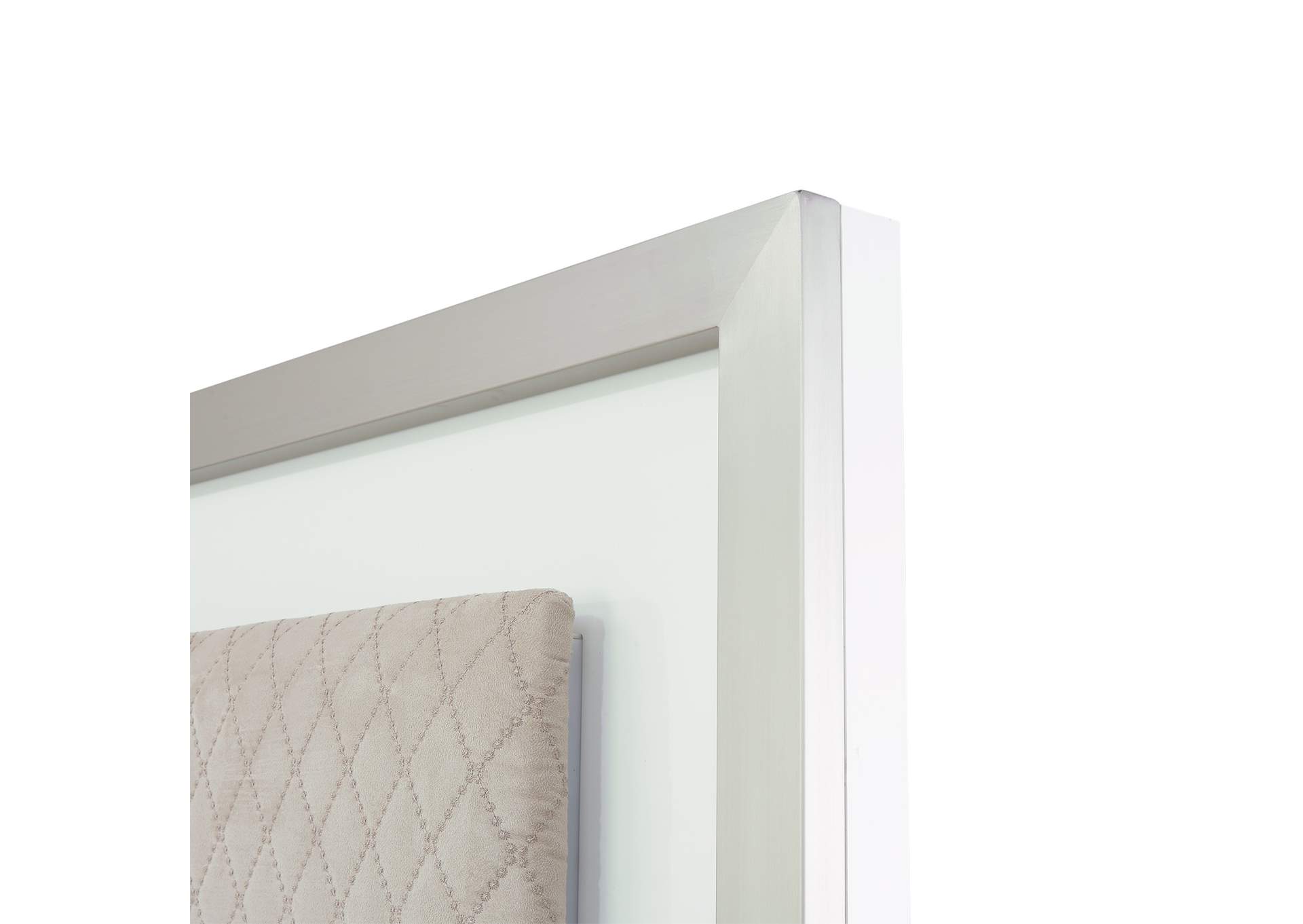 Marquee California King Panel Bed - Cloud White image 5