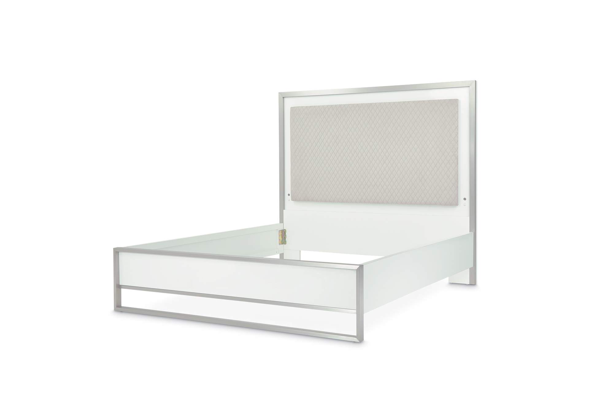 Marquee California King Panel Bed - Cloud White image 8