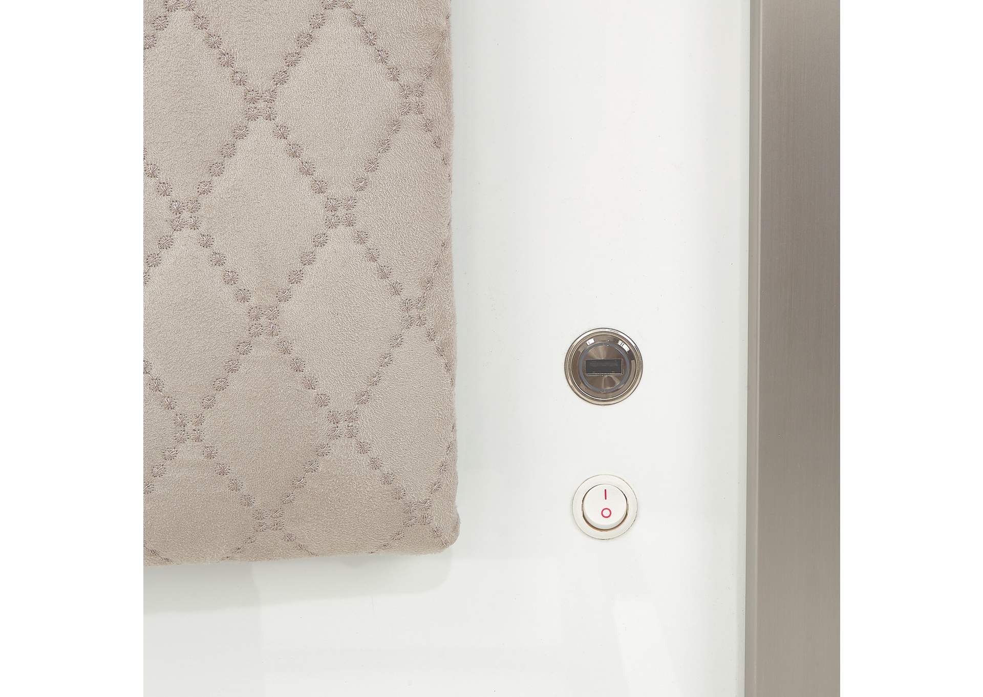 Marquee California King Panel Bed - Cloud White image 12