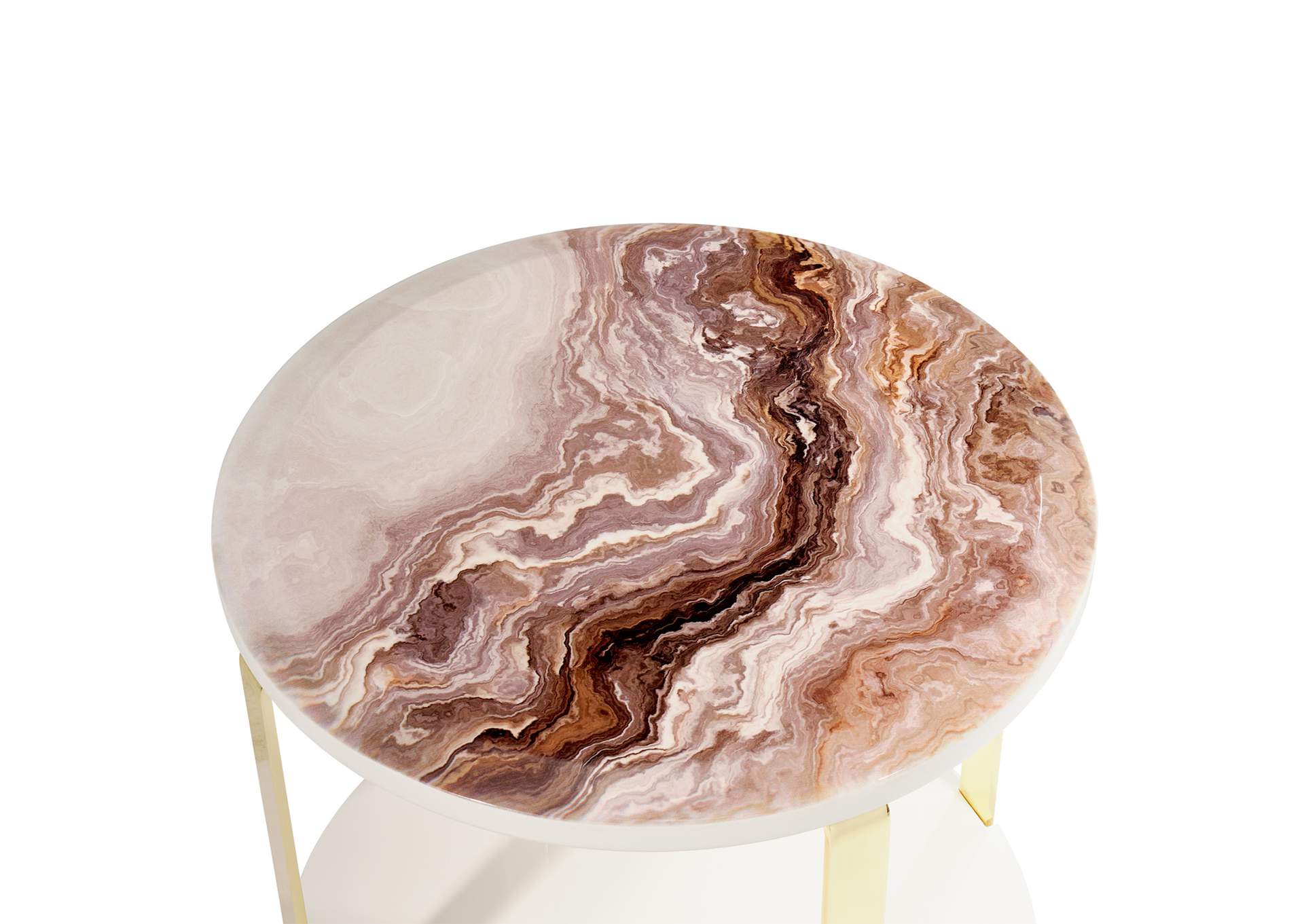 Ariana End Table - Gold image 4