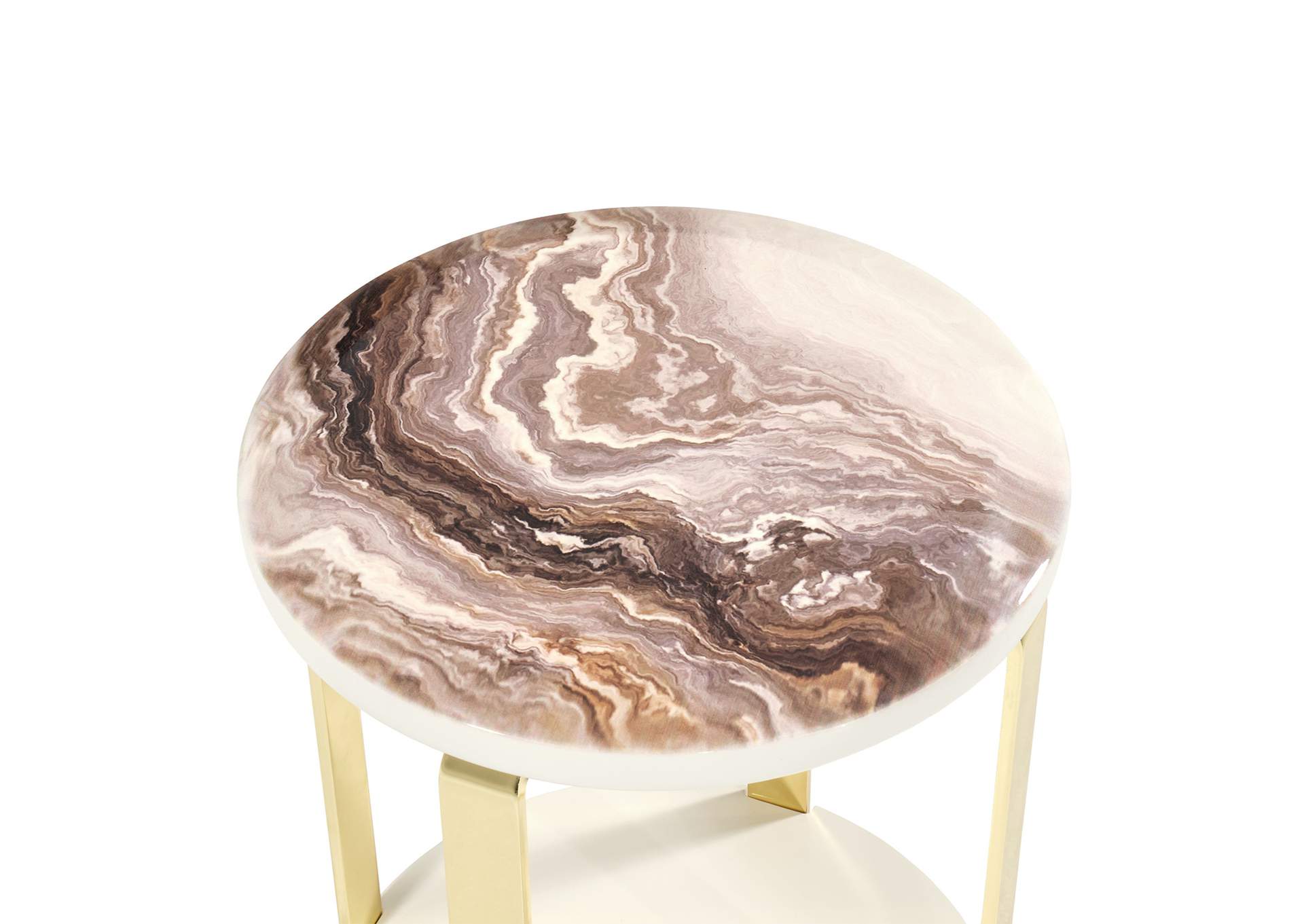 Ariana Chairside Table - Gold image 5