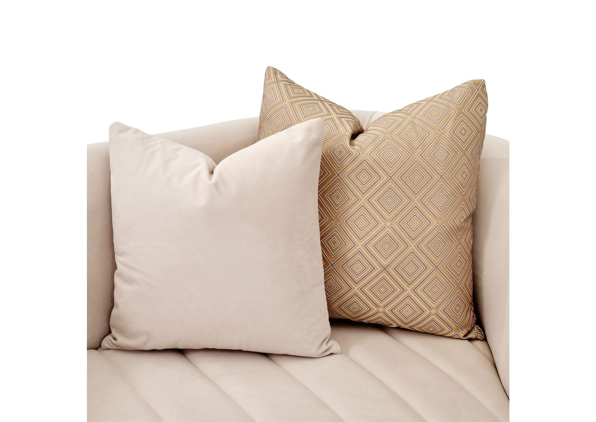 Ariana Loveseat - Beige and Gold image 14