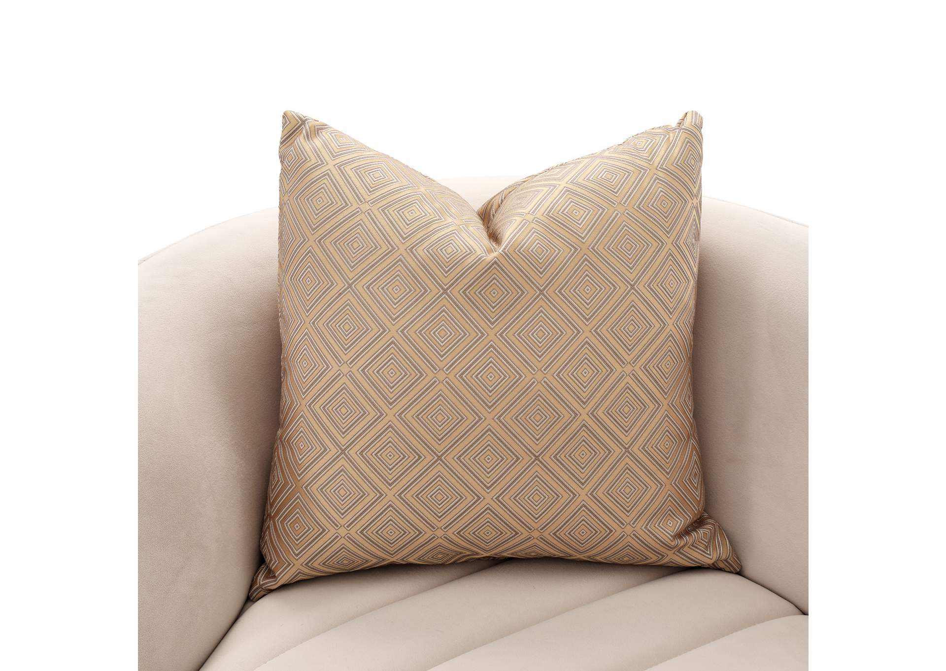 Ariana Loveseat - Beige and Gold image 3