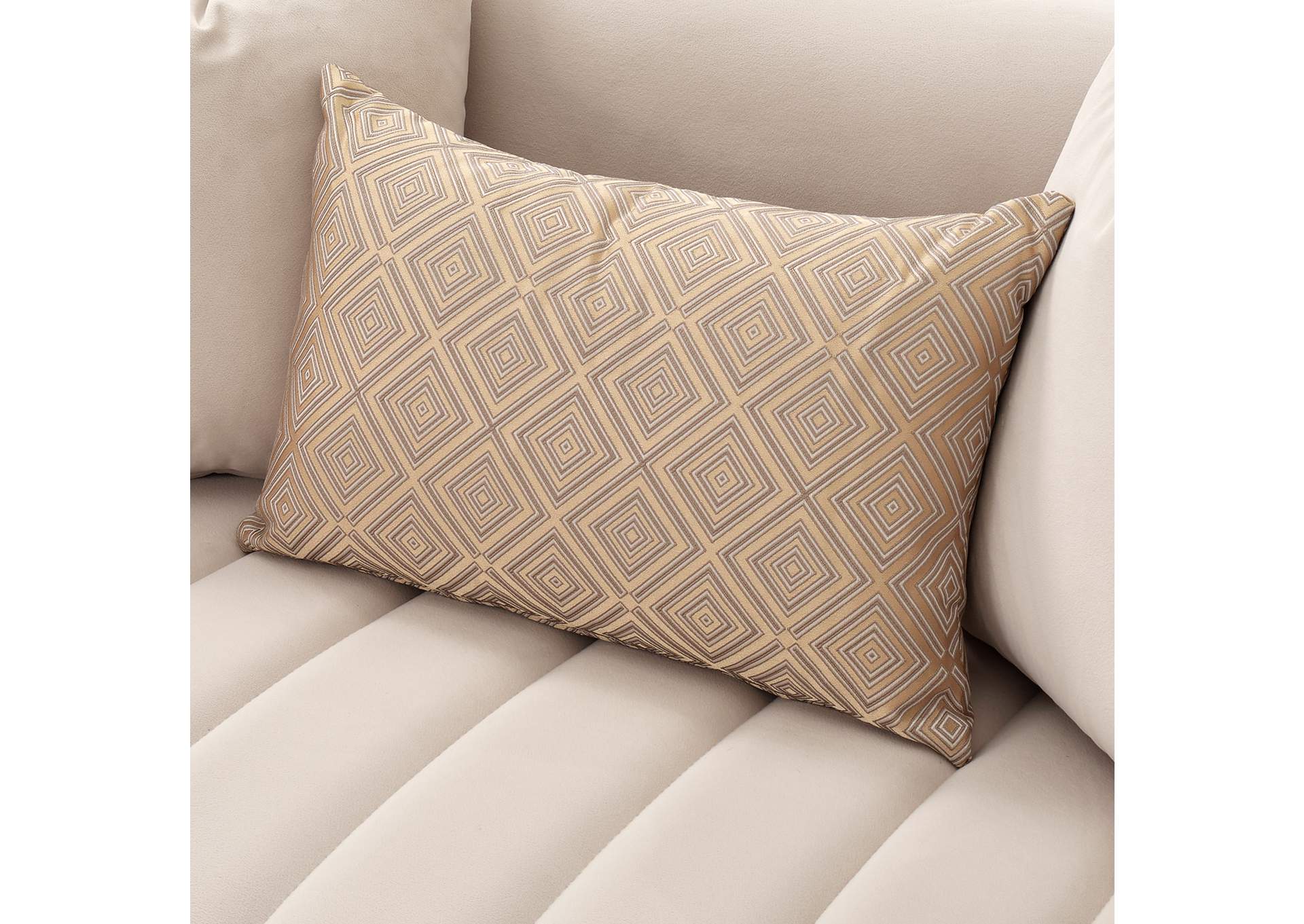 Ariana Loveseat - Beige and Gold image 13