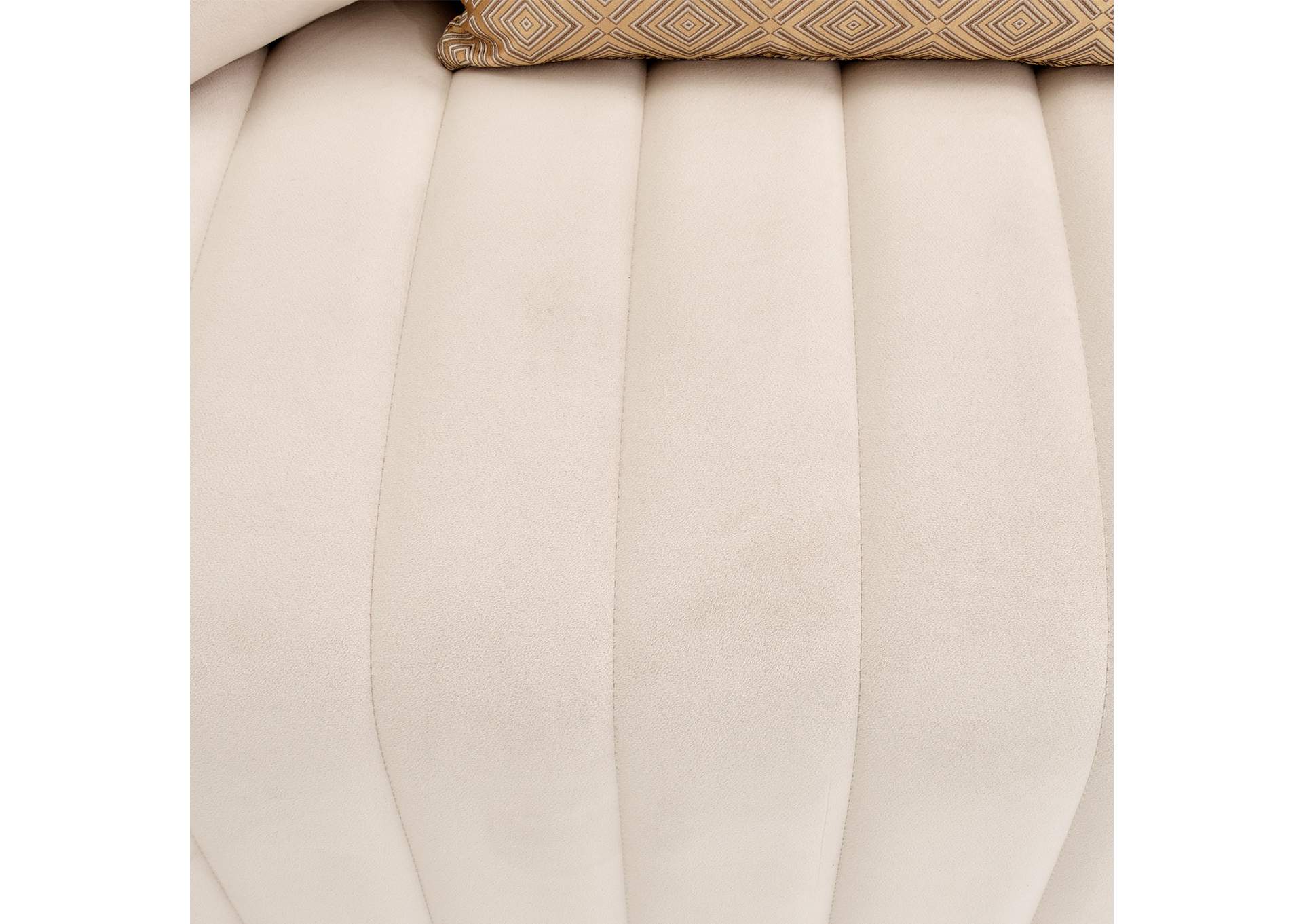Ariana Loveseat - Beige and Gold image 10