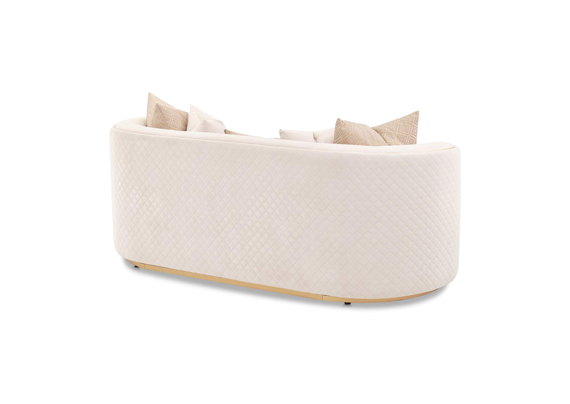 Ariana Loveseat - Beige and Gold image 20