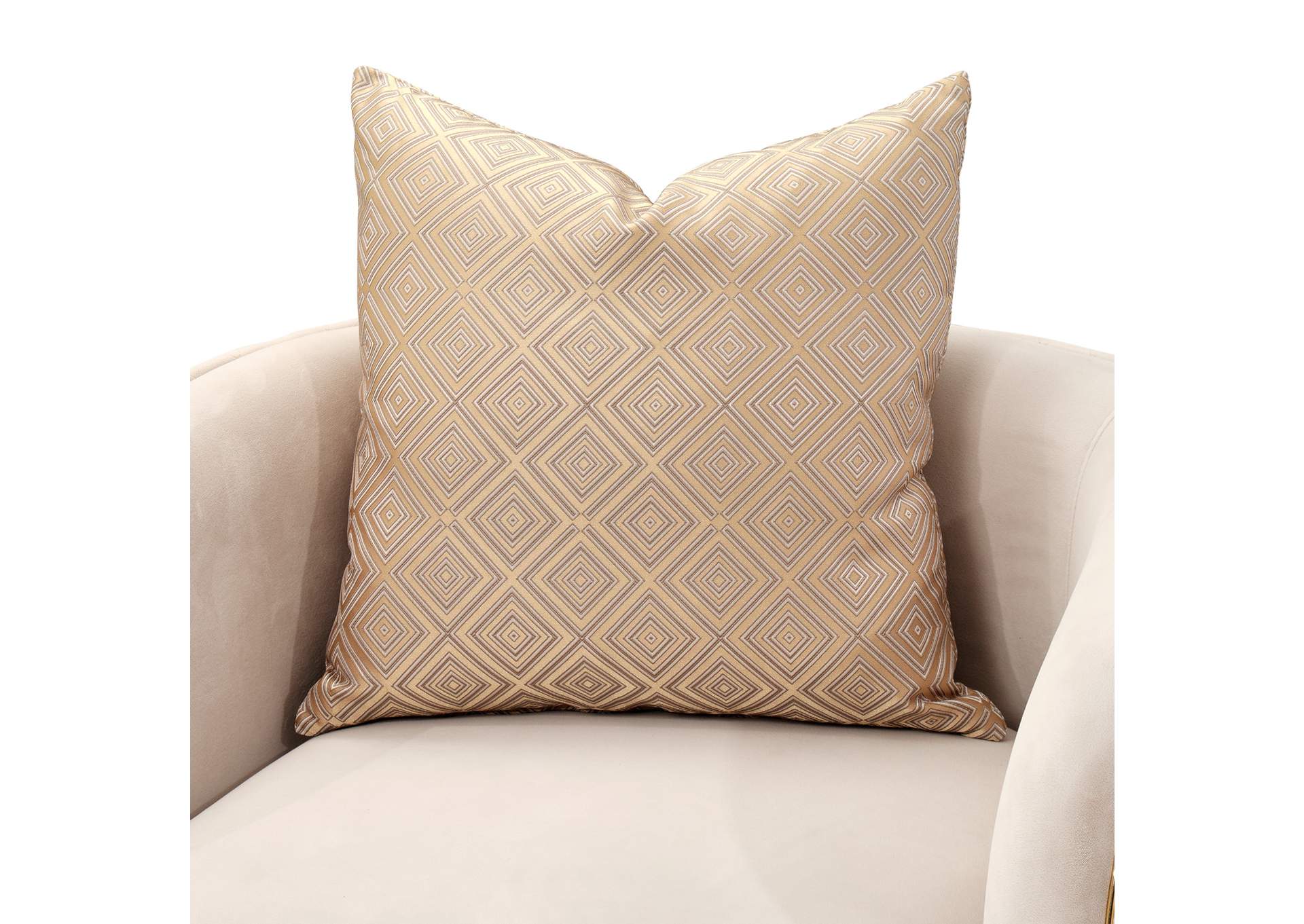 Ariana Accent Chair - Beige and Gold image 10