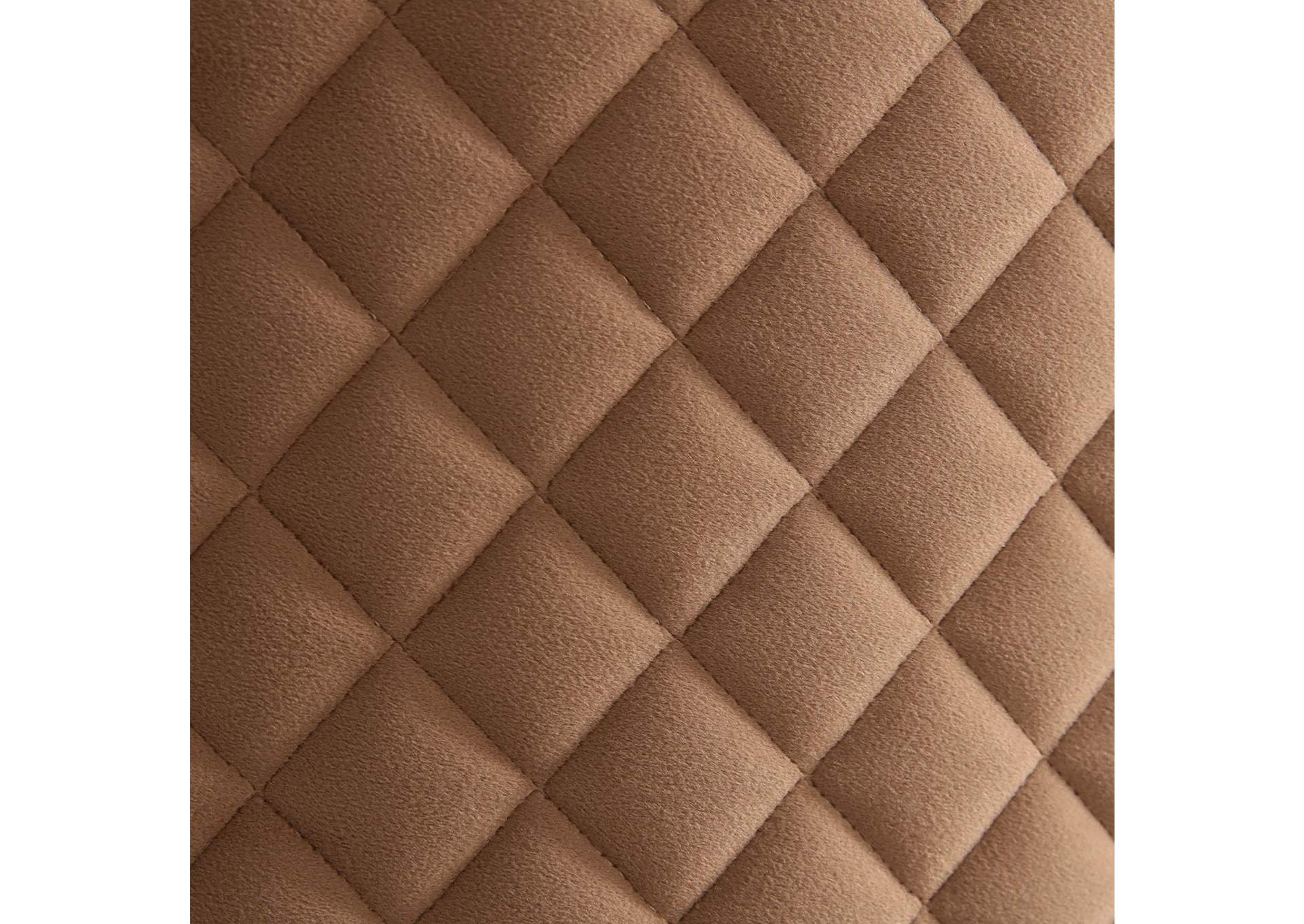 Ariana Velvet Accent Chair - Caramel and Gold image 6