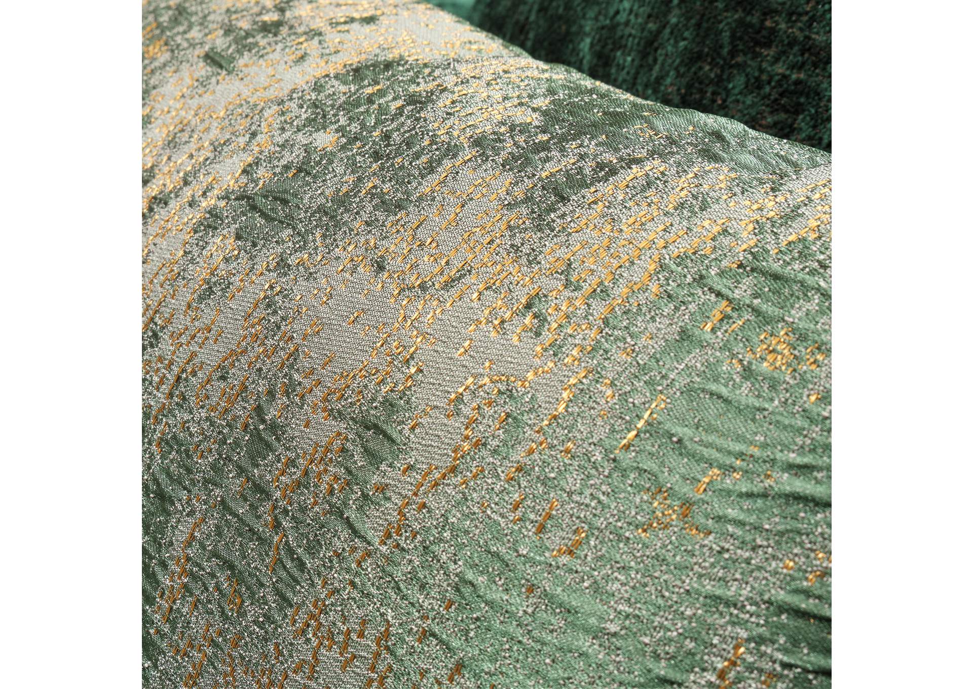 Celine Accent Chair - Emerald and Gold image 11