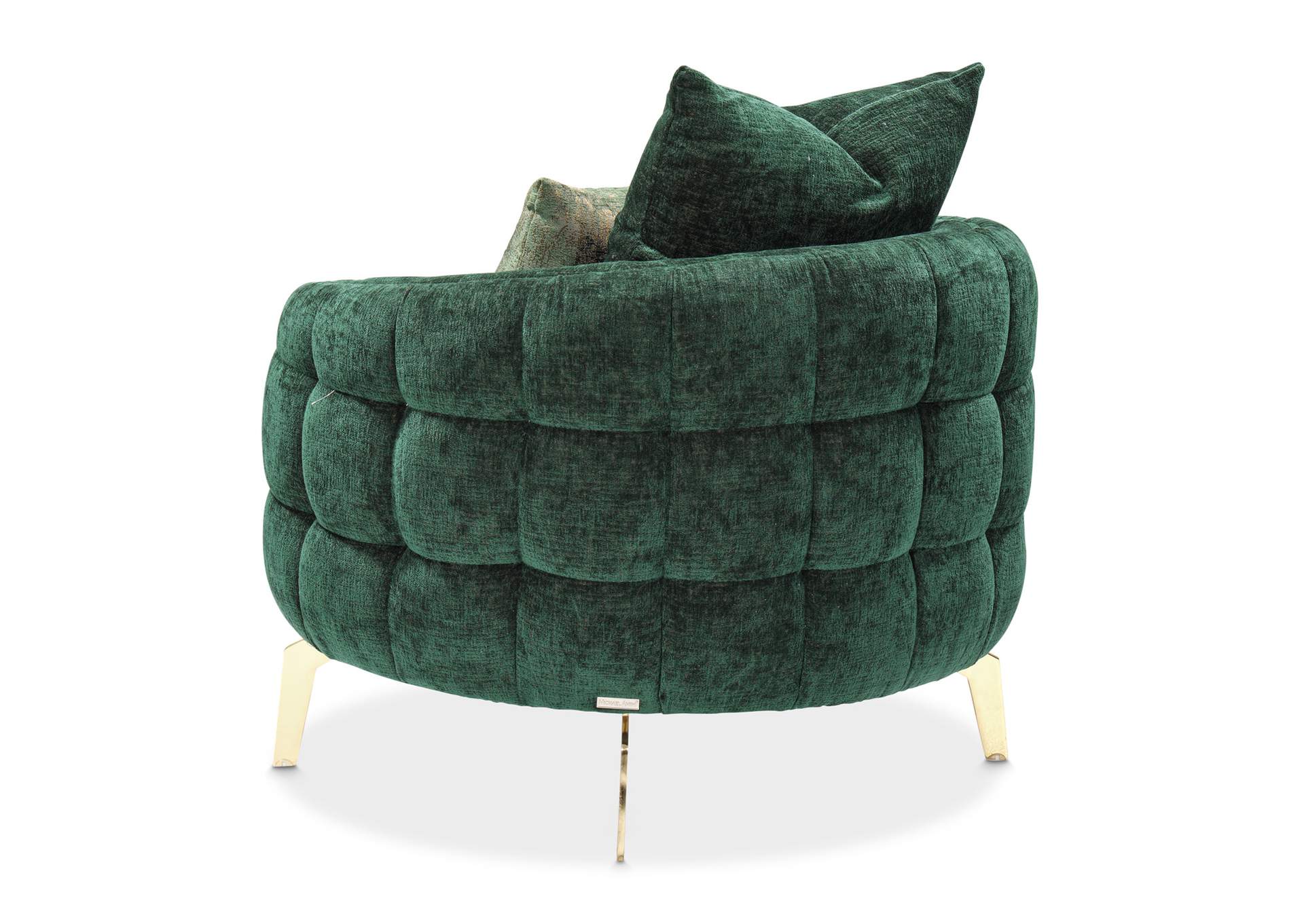Celine Accent Chair - Emerald and Gold image 16