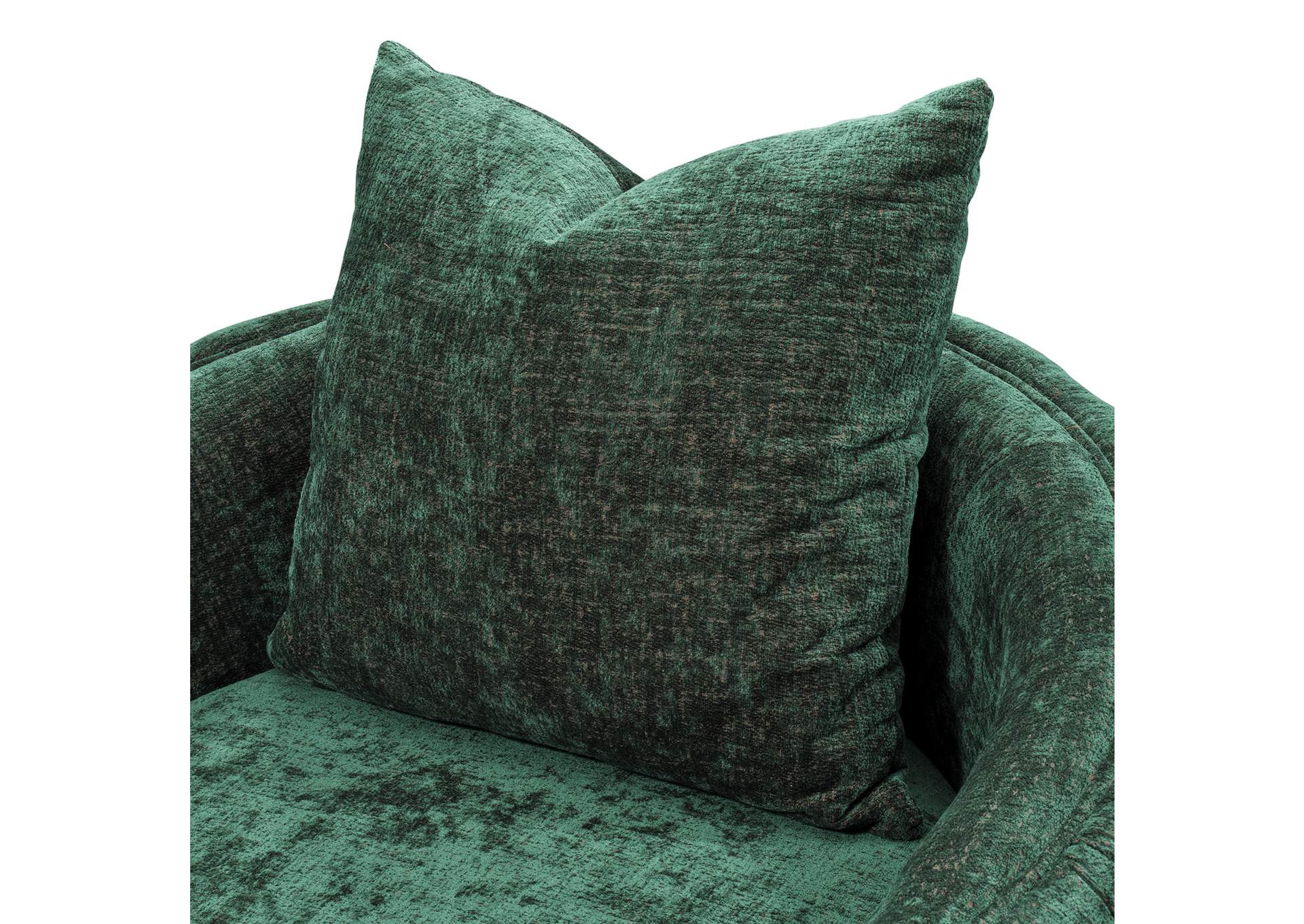 Celine Accent Chair - Emerald and Gold image 3